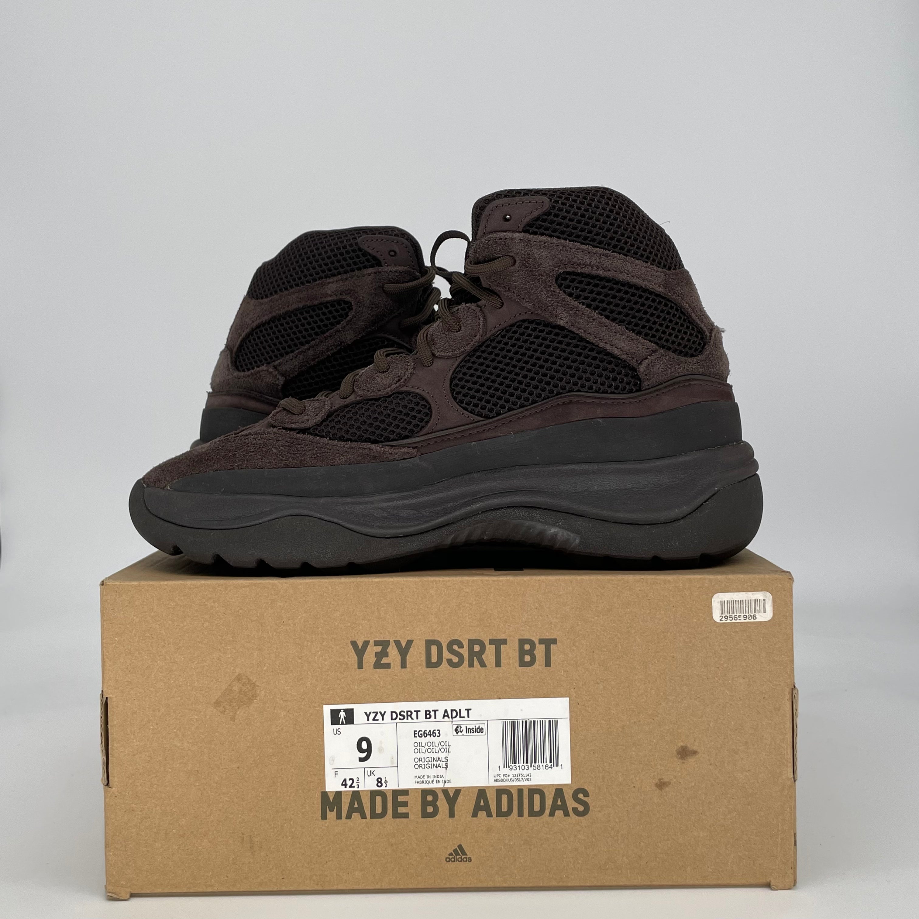 ADIDAS YEEZY DESERT BOOT OIL EG6463 SIZE 9/10.5W