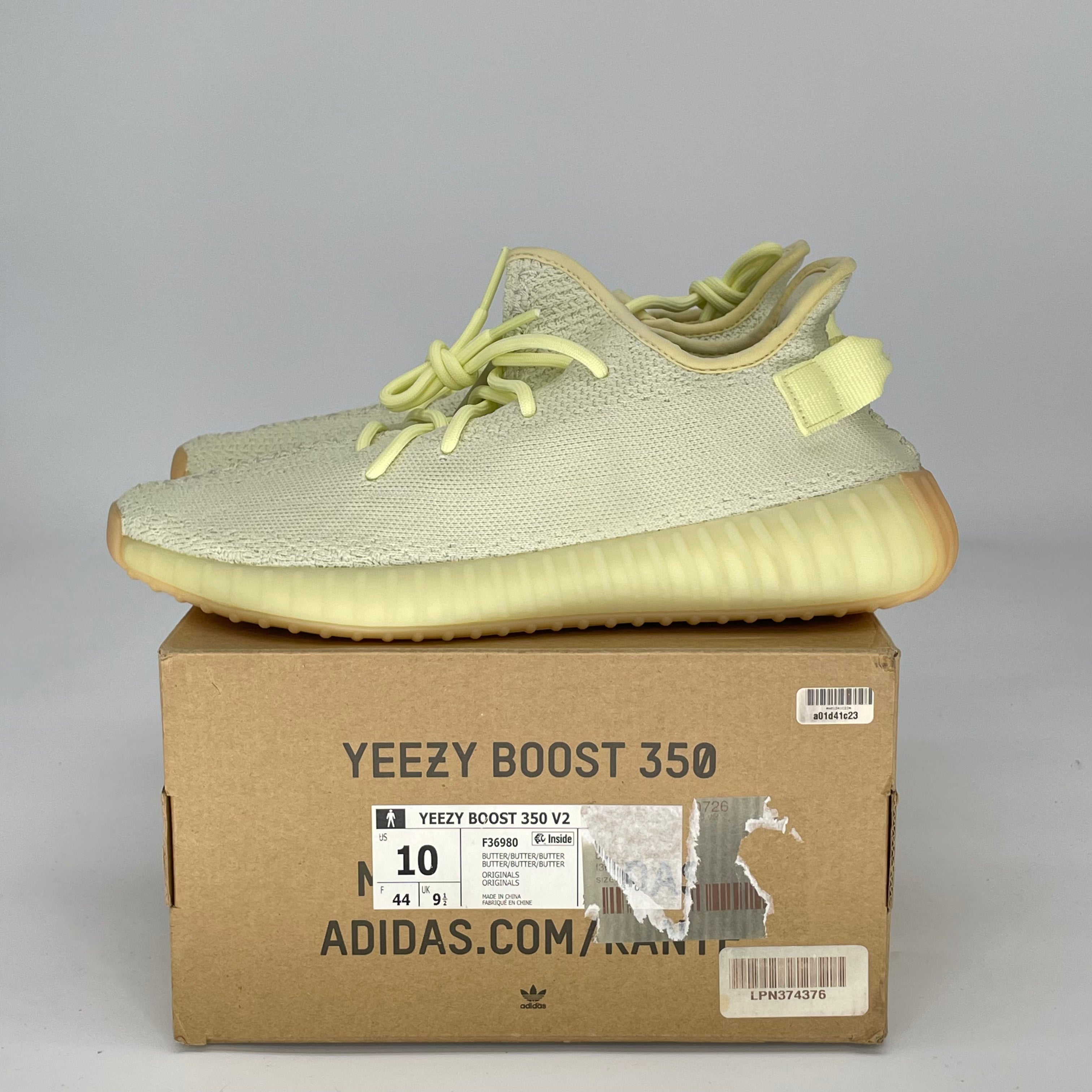 ADIDAS YEEZY 350 BUTTER F36980 SIZE 10/11.5W