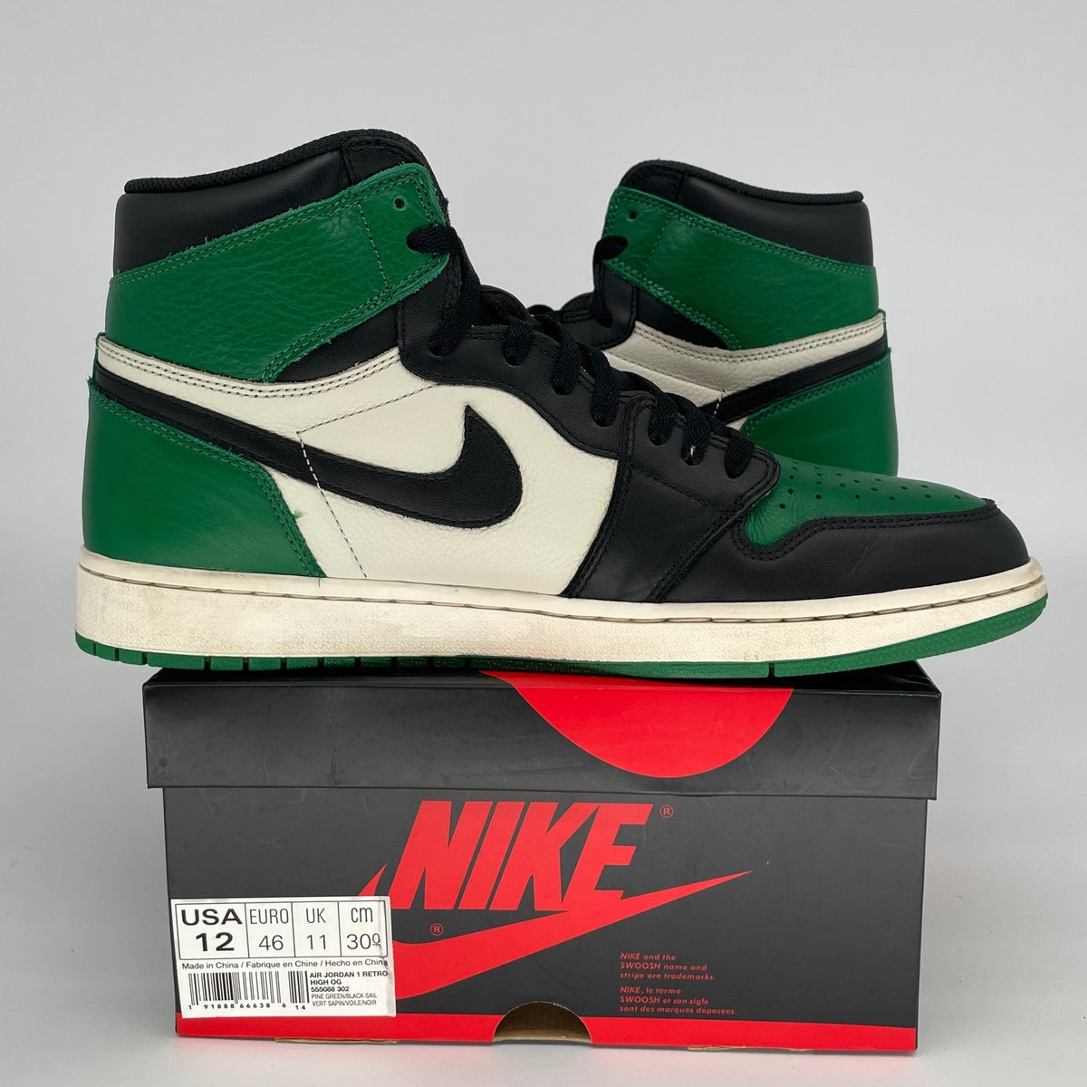 Jordan 1 Retro High Pine Green