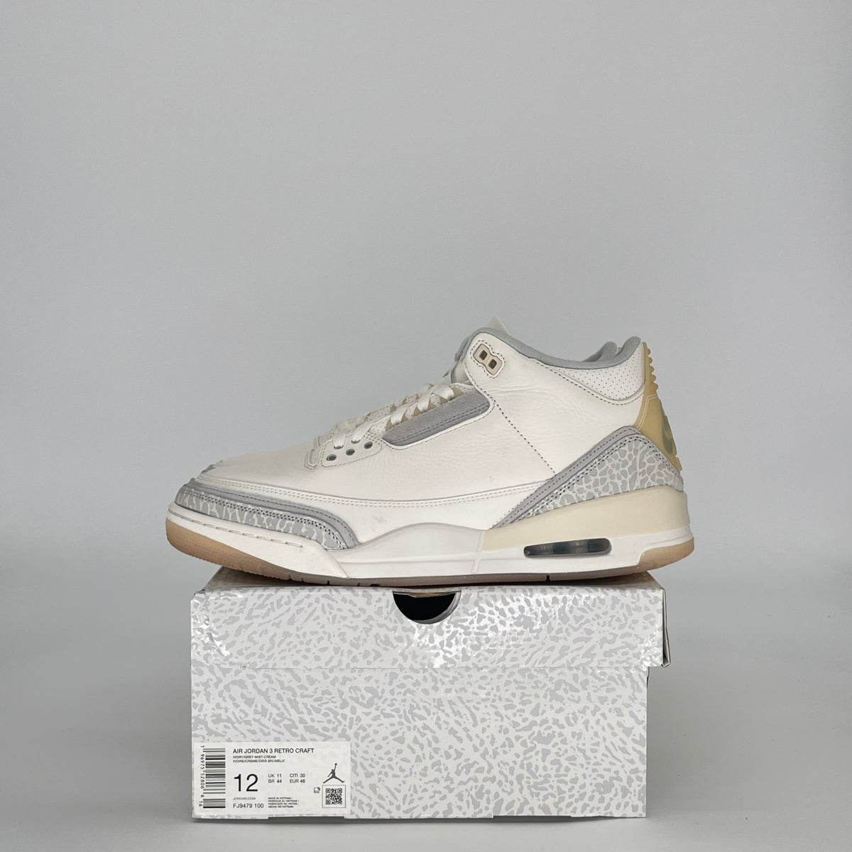 Jordan 3 Retro Craft Ivory