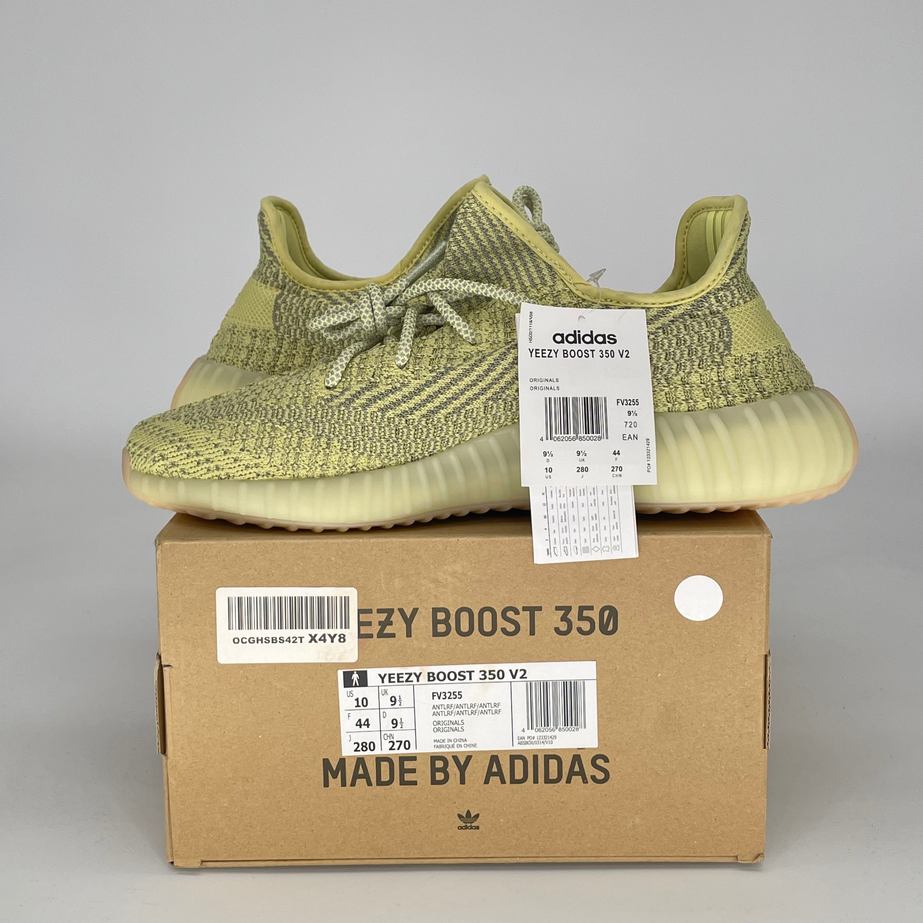 ADIDAS YEEZY 350 V2 ANTLIA REFLECTIVE FV3255 SIZE 10/11.5W