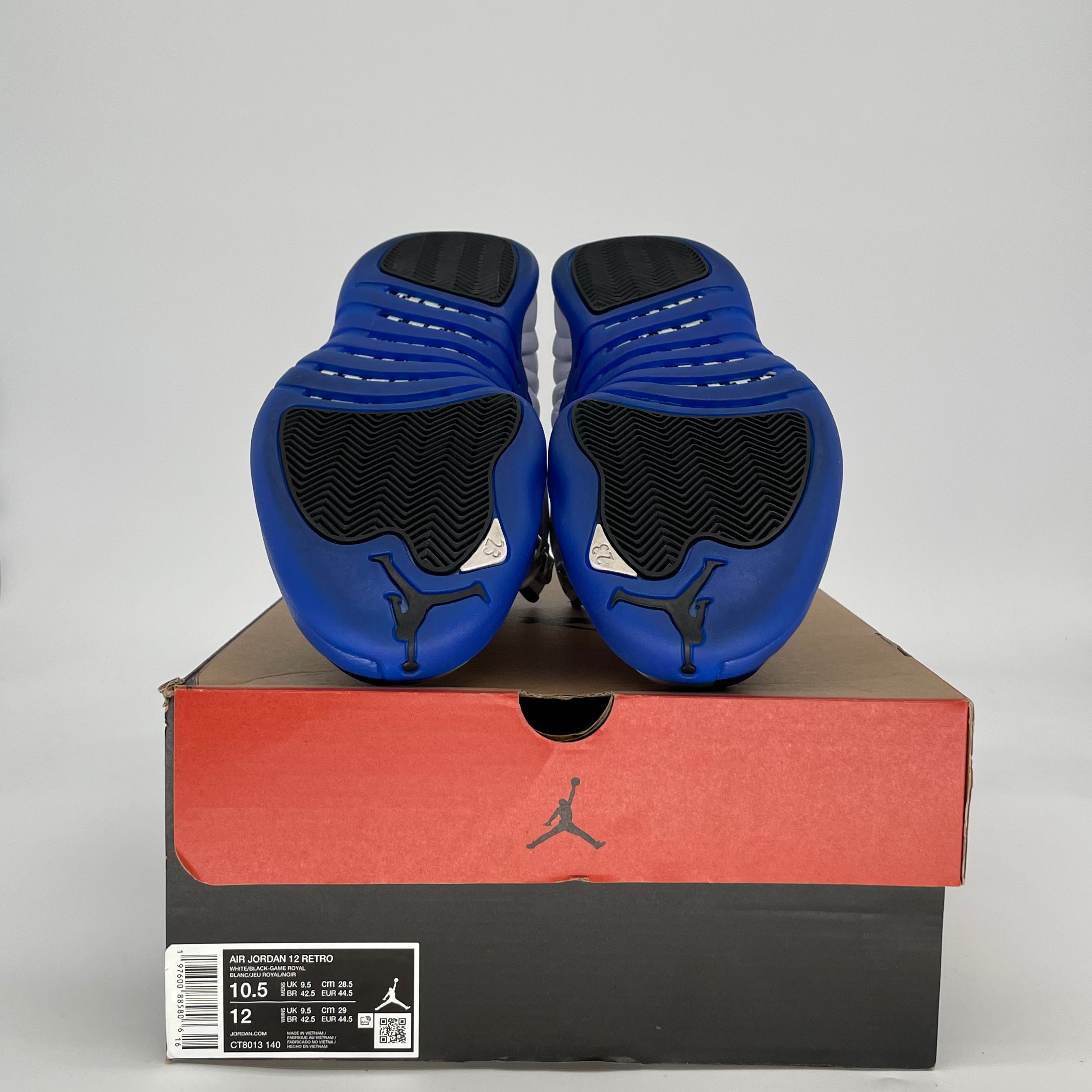 AIR JORDAN 12 BLUEBERRY CT8013-140 SIZE 10.5/12W