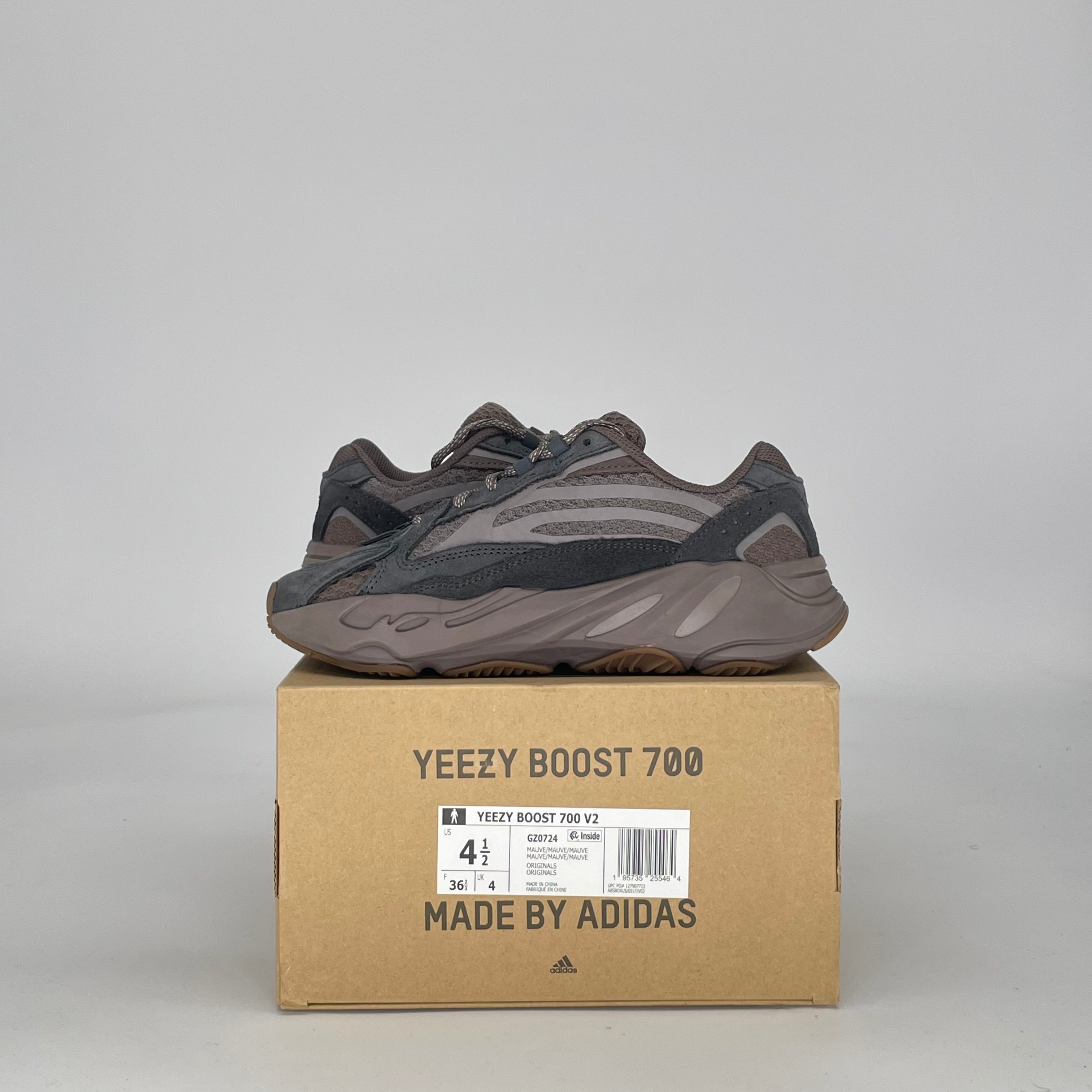 ADIDAS YEEZY BOOST 700 V2 MAUVE GZ0724 SIZE 4.5/6W GS