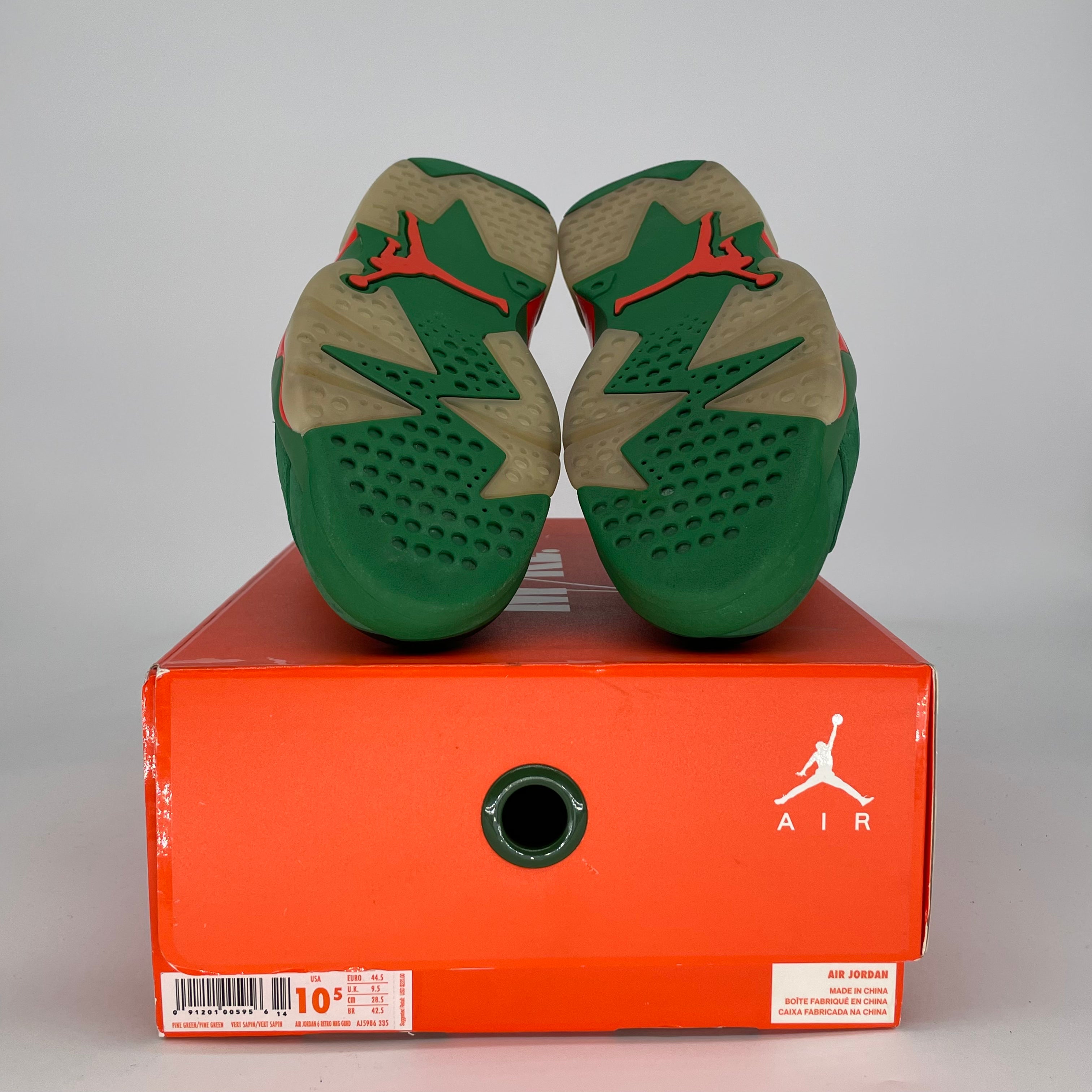 AIR JORDAN 6 GATORADE GREEN AJ5986-335 SIZE 10.5/12W