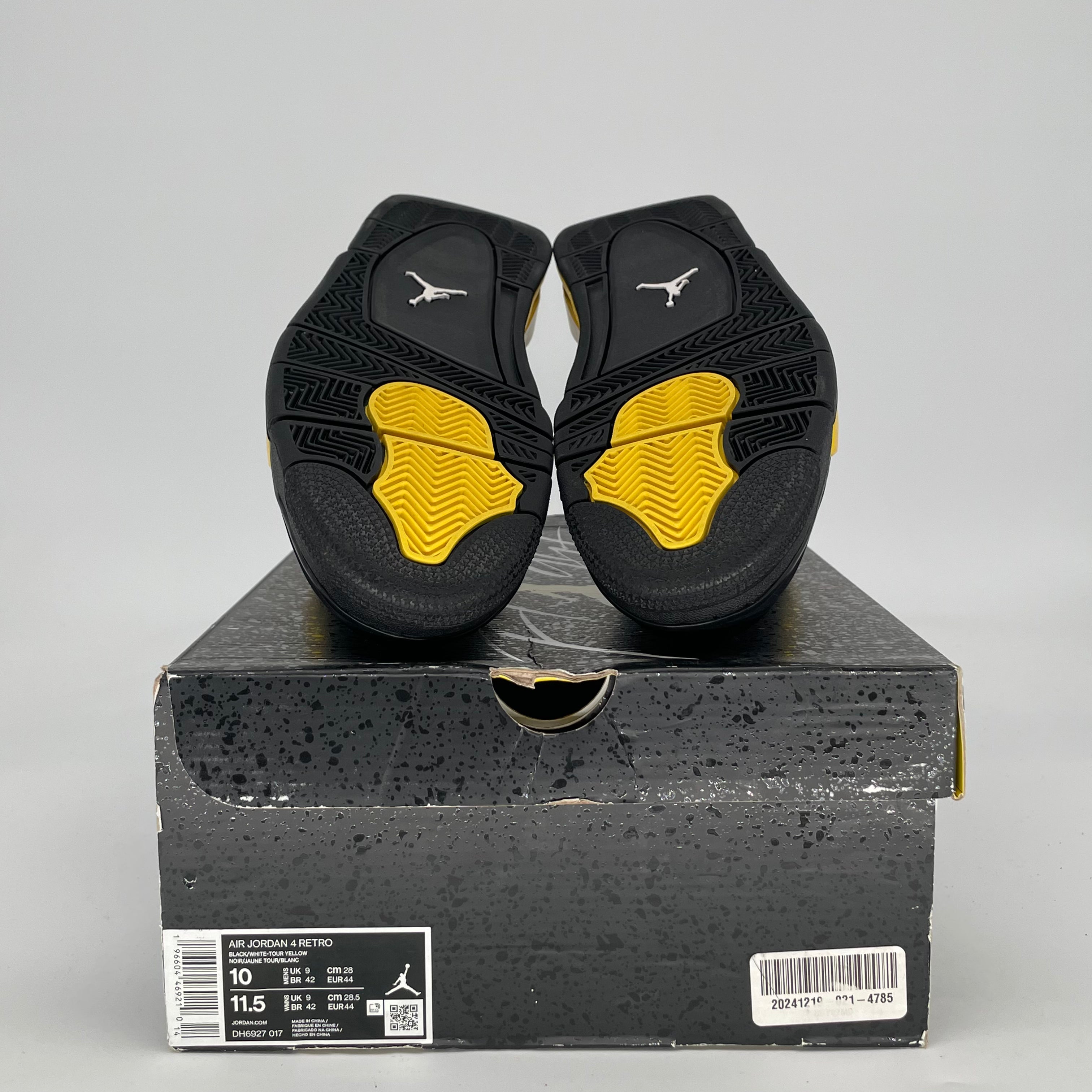 AIR JORDAN 4 THUNDER DH6927-017 SIZE 10/11.5W