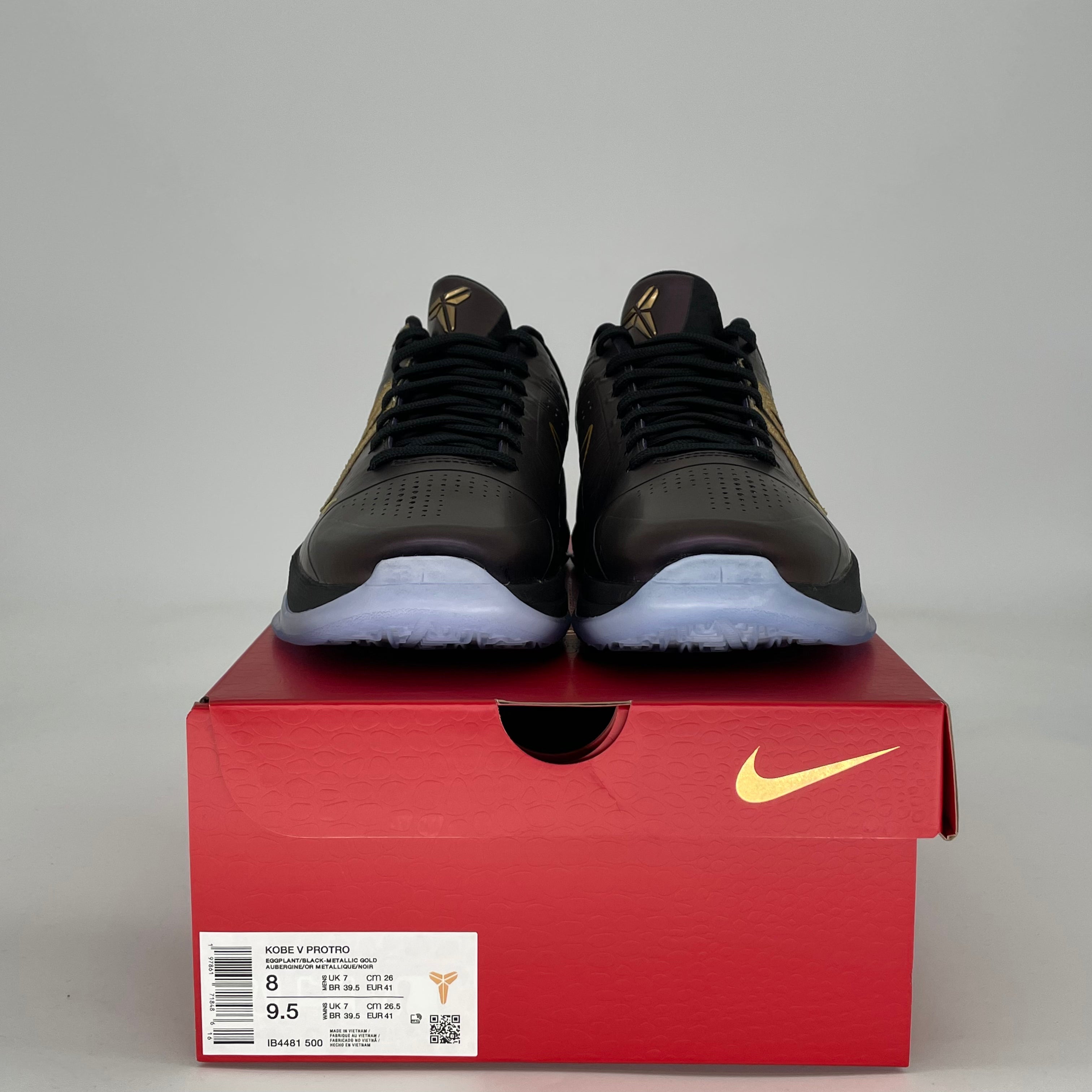 NIKE KOBE 5 PROTRO YEAR OF THE MAMBA EGGPLANT IB4481-500 SIZE 8/9.5W