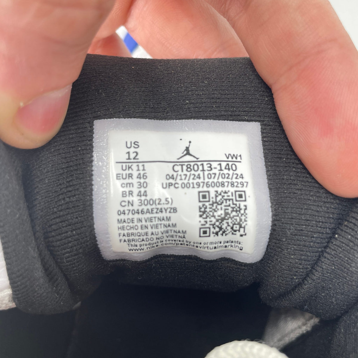 Jordan 12 Retro Blueberry