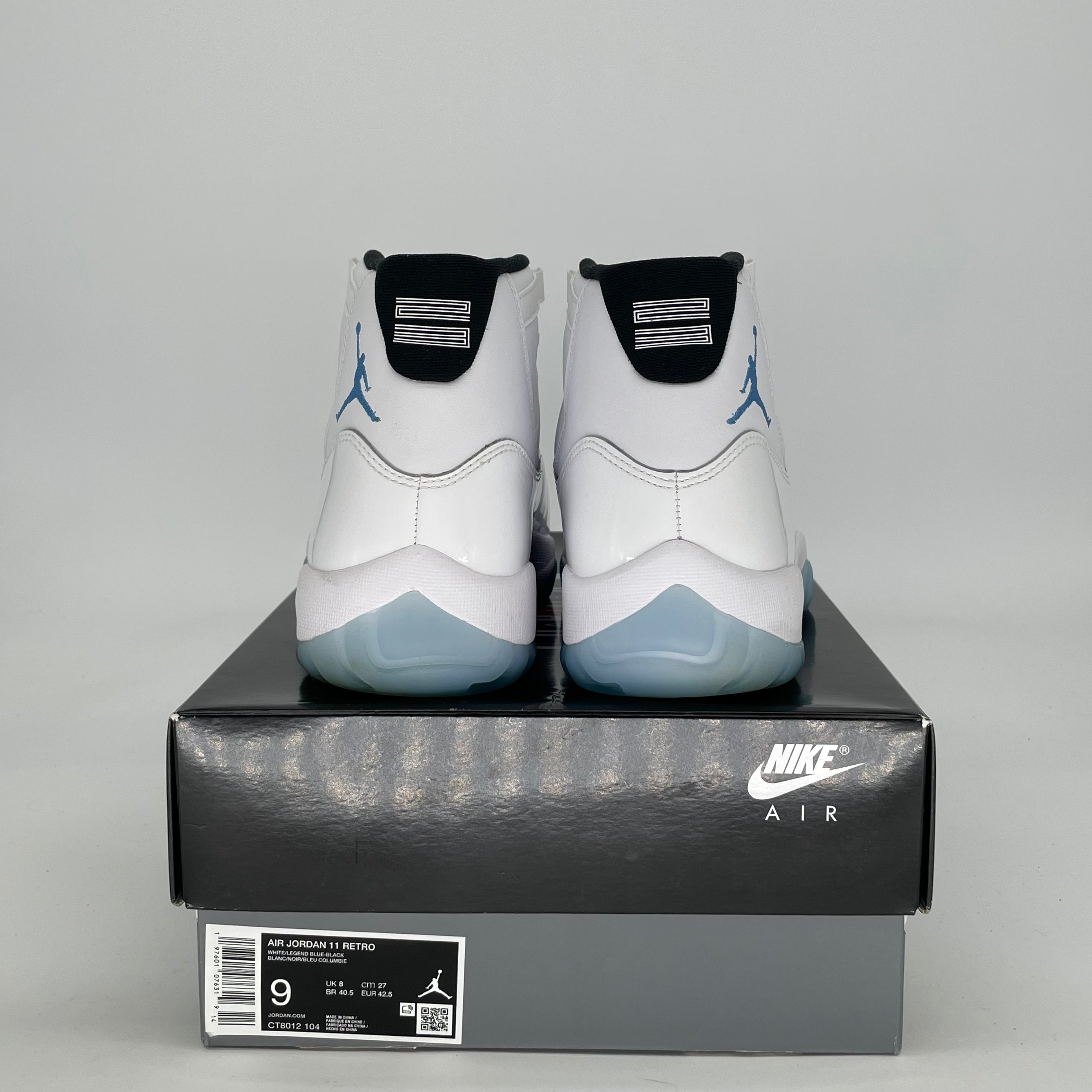 AIR JORDAN 11 LEGEND BLUE CT8012-104 SIZE 9/10.5W