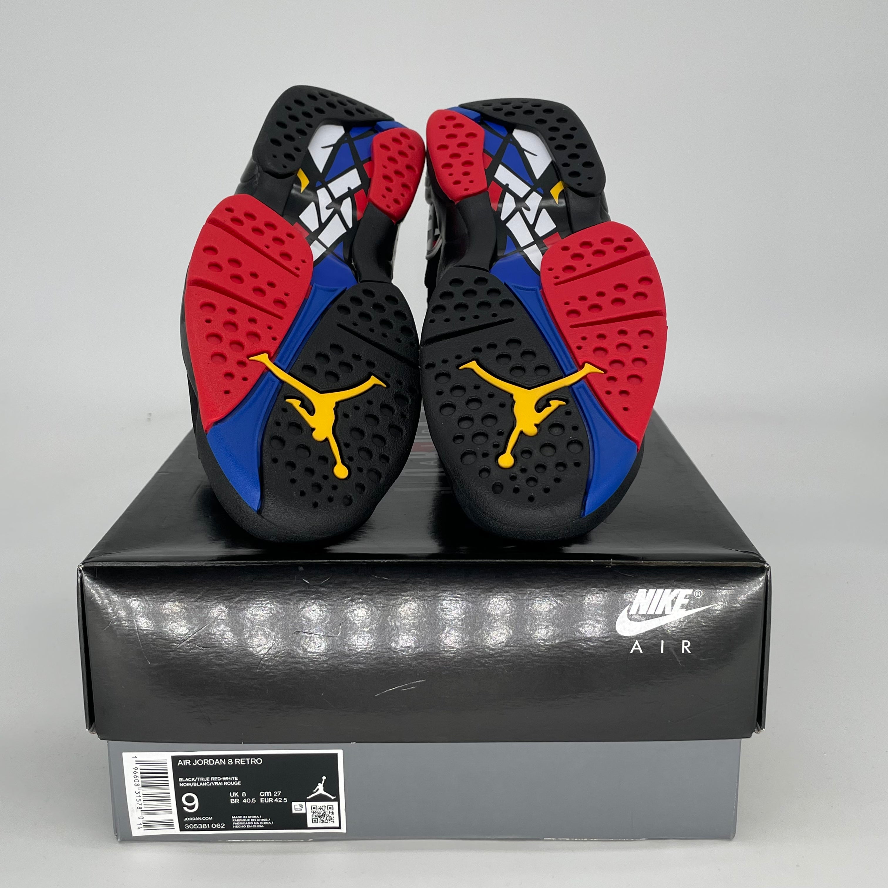 AIR JORDAN 8 PLAYOFFS SIZE 9/10.5W 305381-062