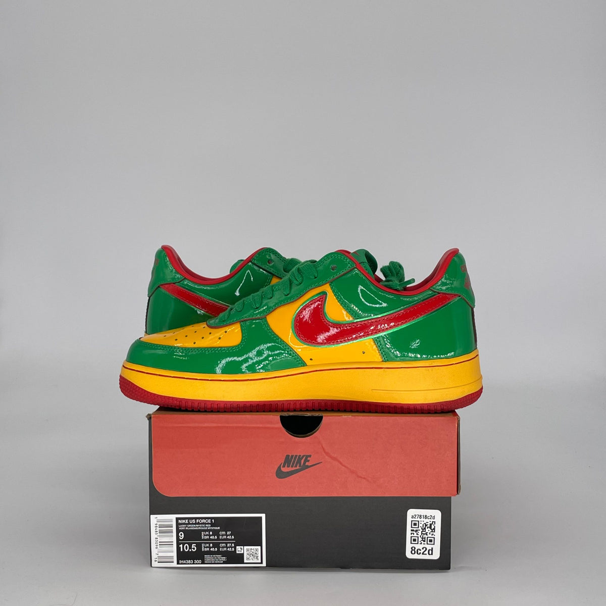 NIKE AIR FORCE 1 LOW LIL YACHTY CONCRETE BOYS LUCKY GREEN