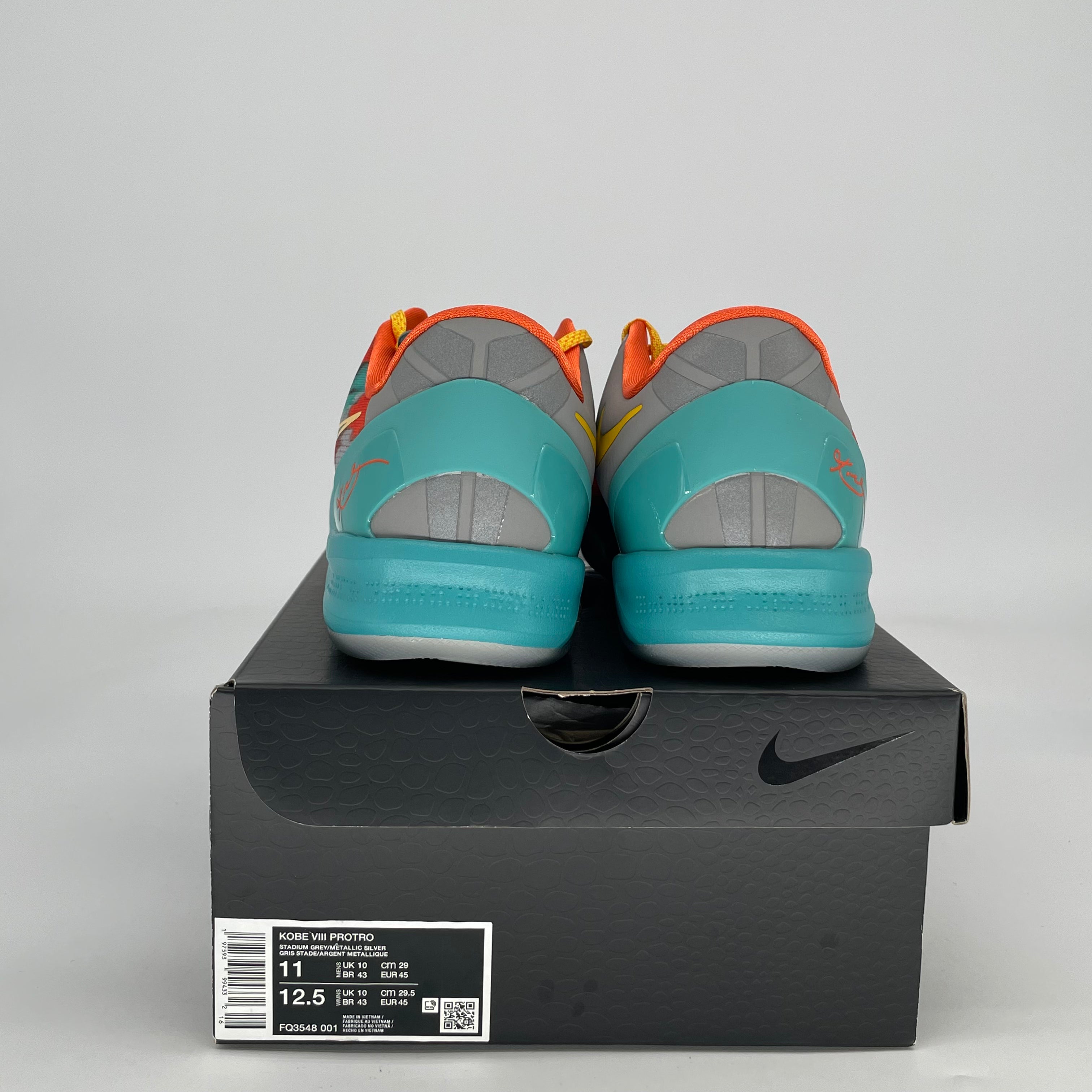 NIKE KOBE 8 PROTRO VENICE BEACH FQ3548-001 SIZE 11/12.5W