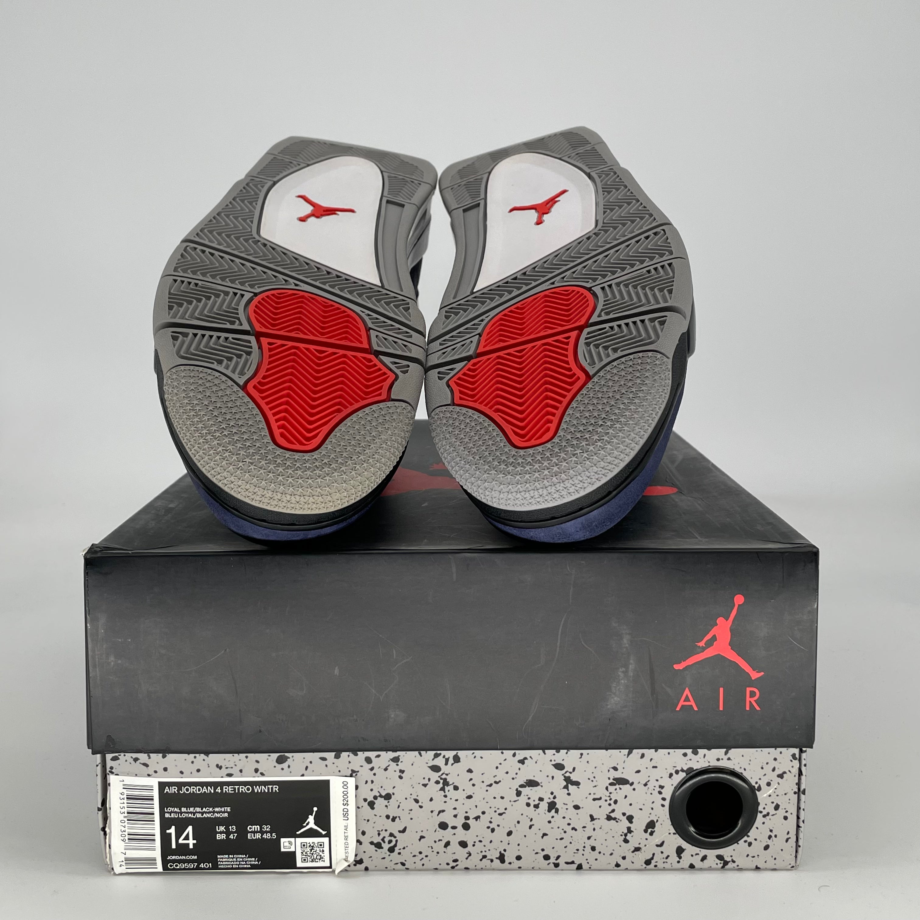 AIR JORDAN 4 WINTERIZED LOYAL BLUE CQ9597-401 SIZE 14/15.5W