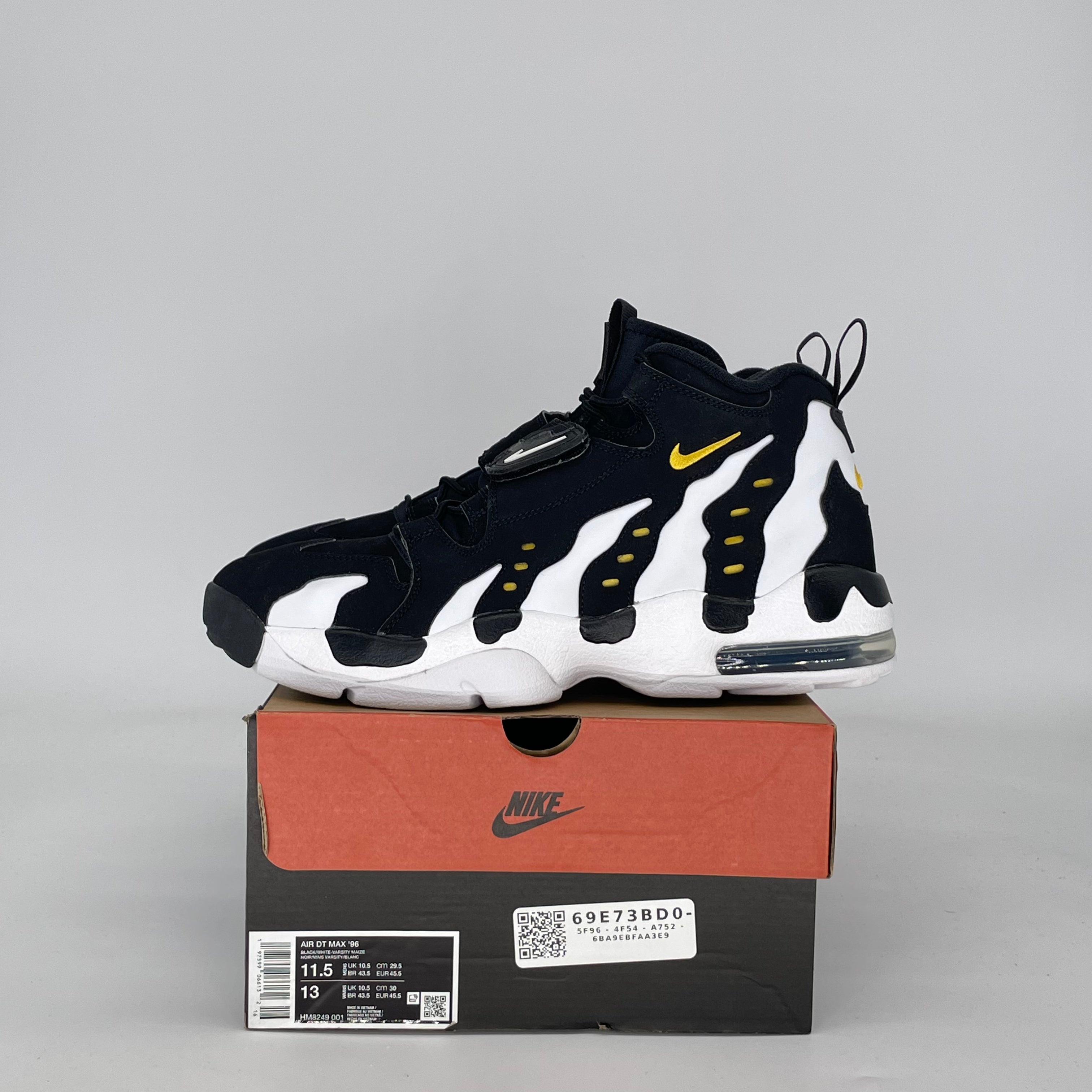 NIKE AIR DT MAX 96 BLACK WHITE HM8249-001 SIZE 11.5/13W