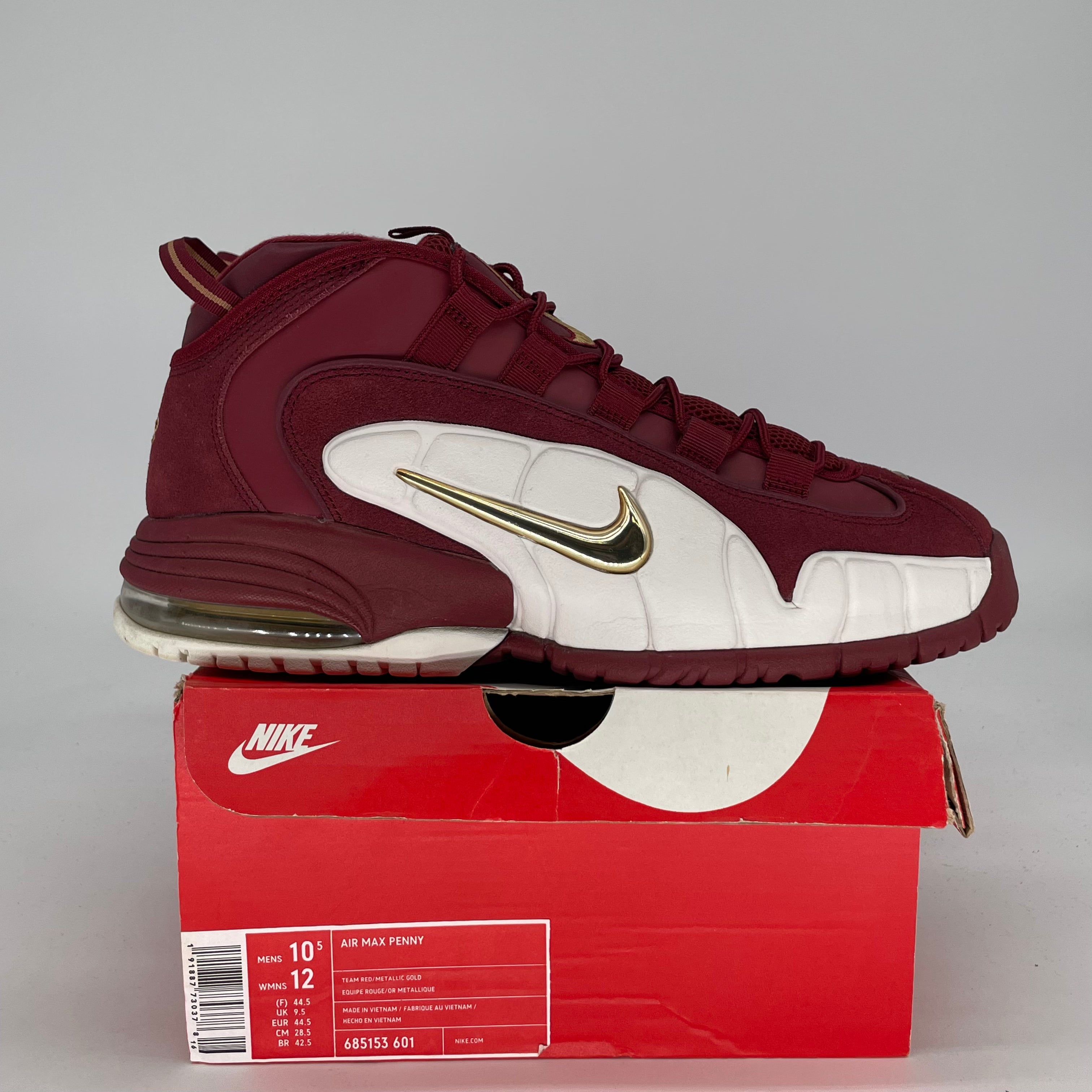 NIKE AIR MAX PENNY HOUSE PARTY 685153-601 SIZE 10.5/12W