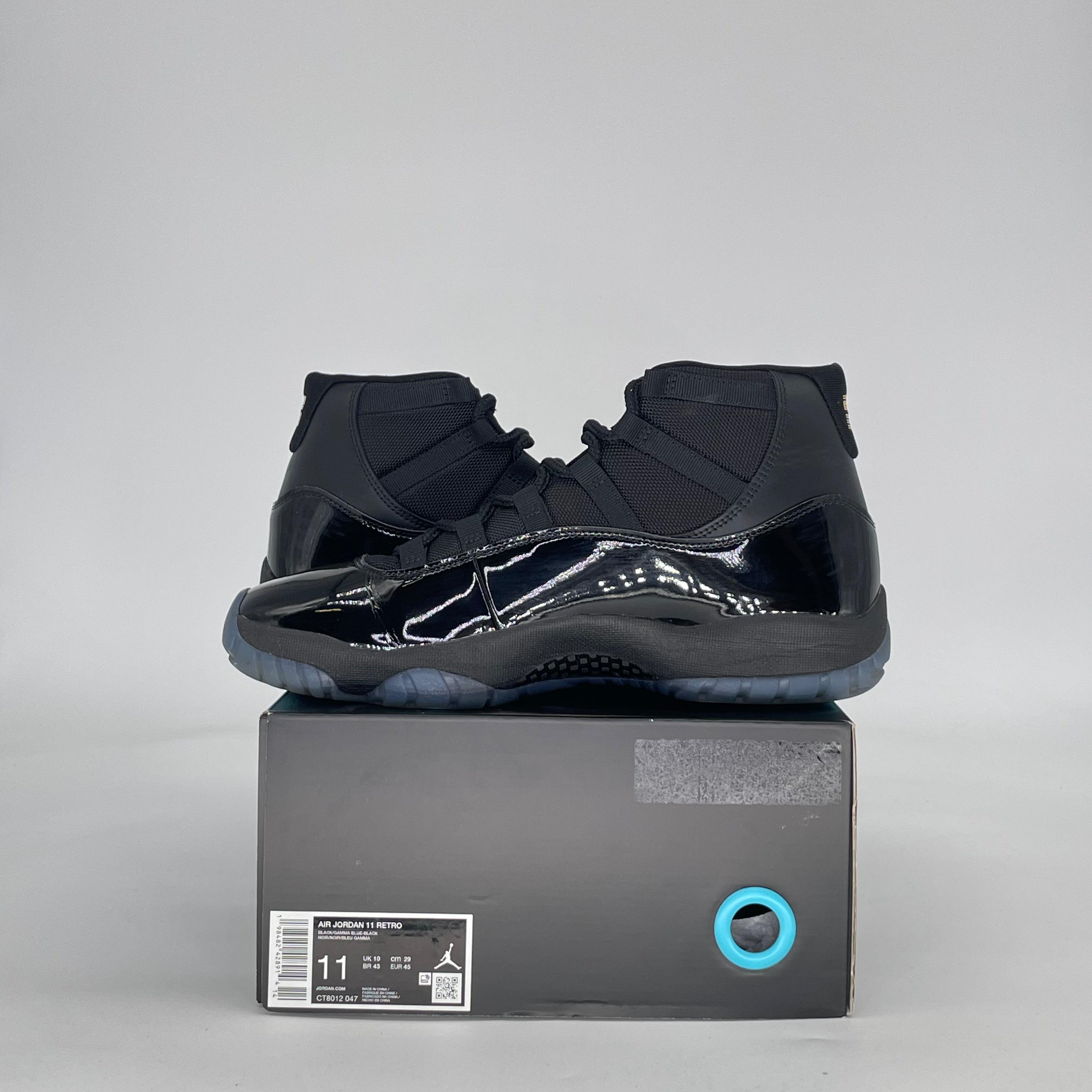 AIR JORDAN 11 GAMMA BLUE CT8012-047 SIZE 11/12.5W
