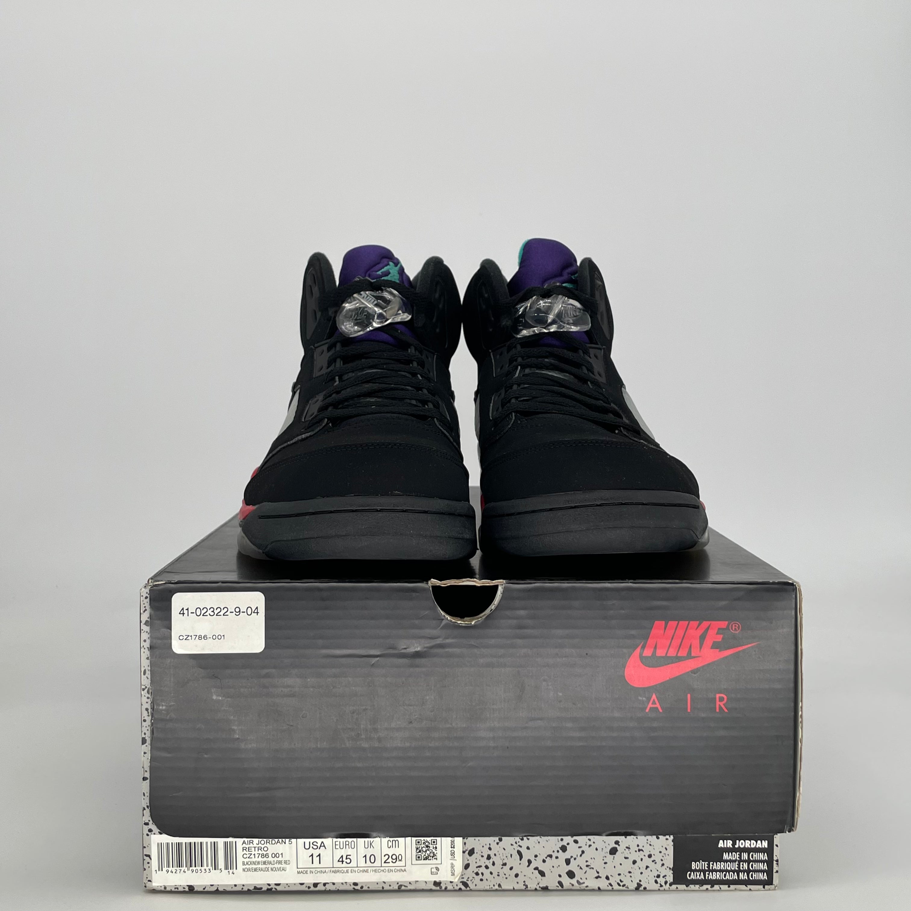 AIR JORDAN 5 TOP 3 CZ1786-001 SIZE 11/12.5W