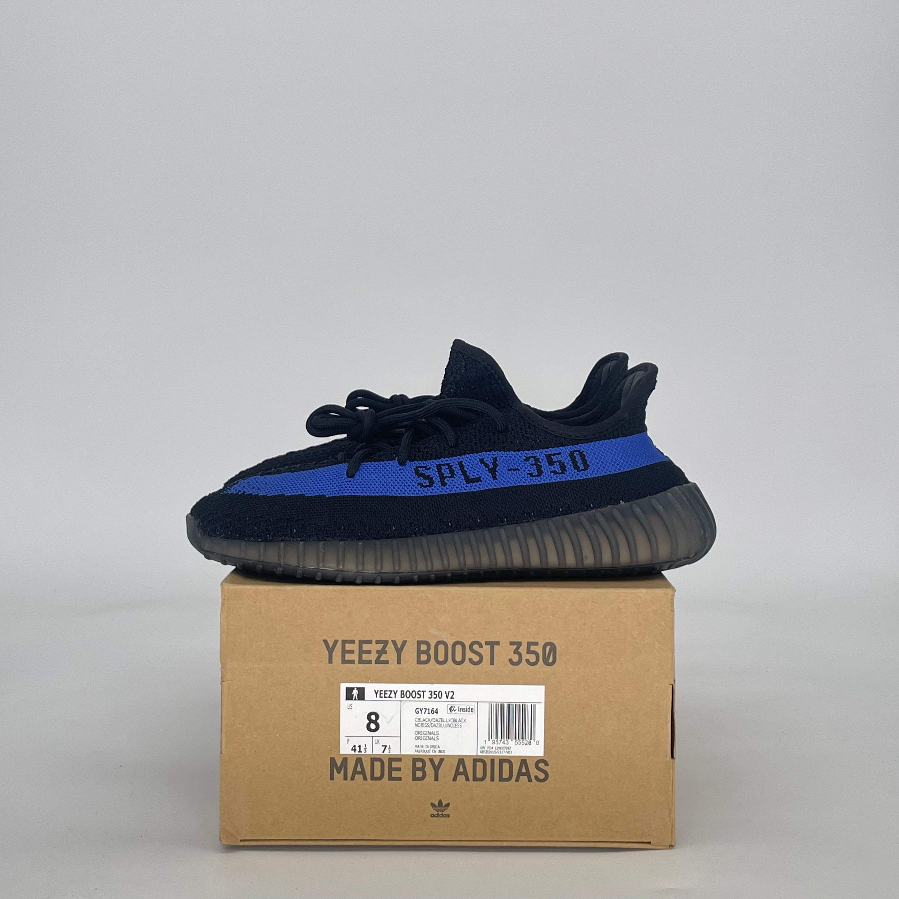 ADIDAS YEEZY BOOST 350 V2 DAZZLING BLUE GY7164 SIZE 8/9.5W
