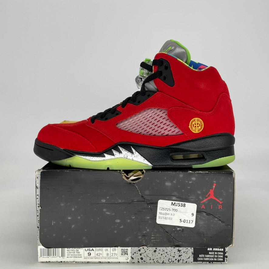 AIR JORDAN 5 WHAT THE CZ5725-770 SIZE 9/10.5W