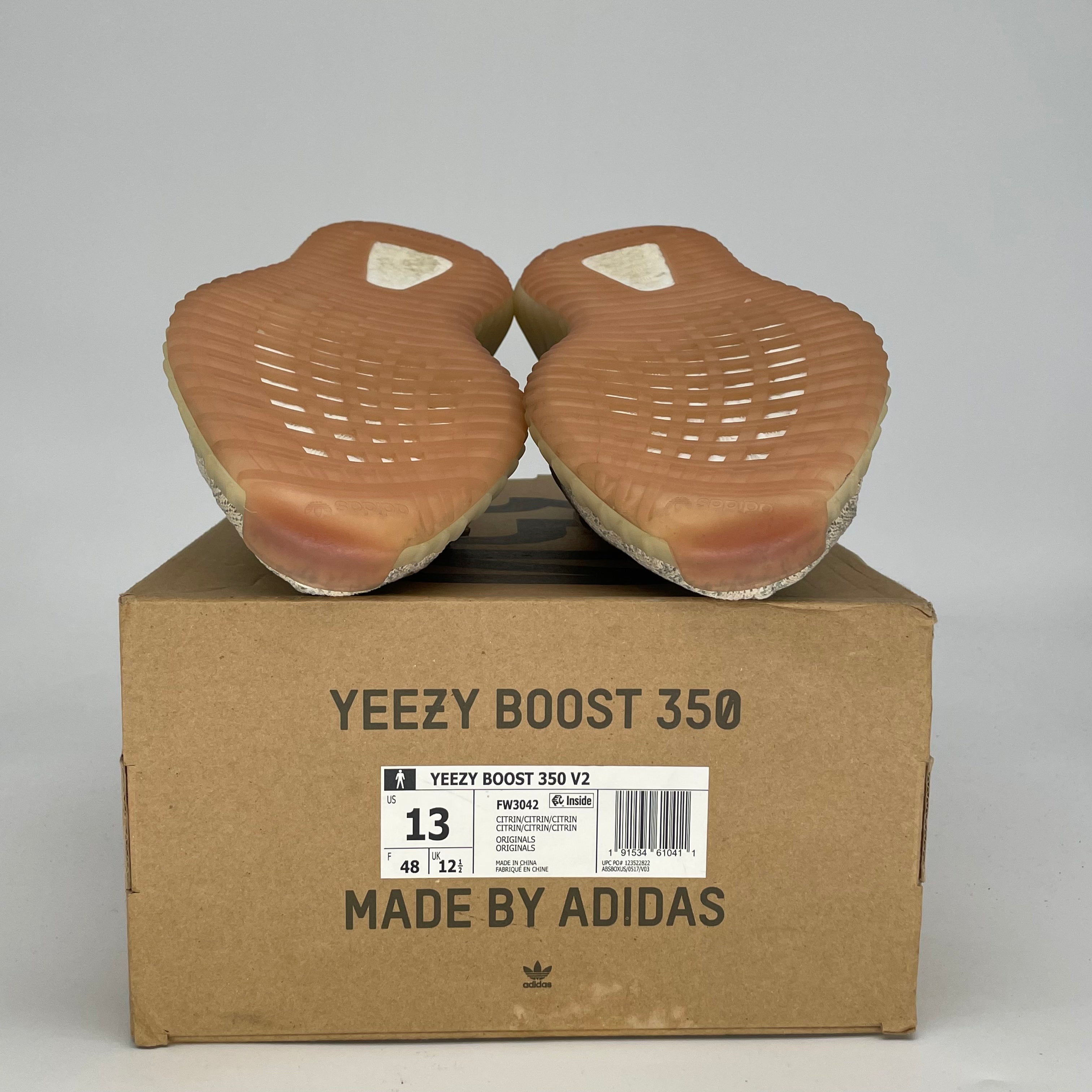 ADIDAS YEEZY 350 V2 CITRIN FW3042 SIZE 13/14.5W