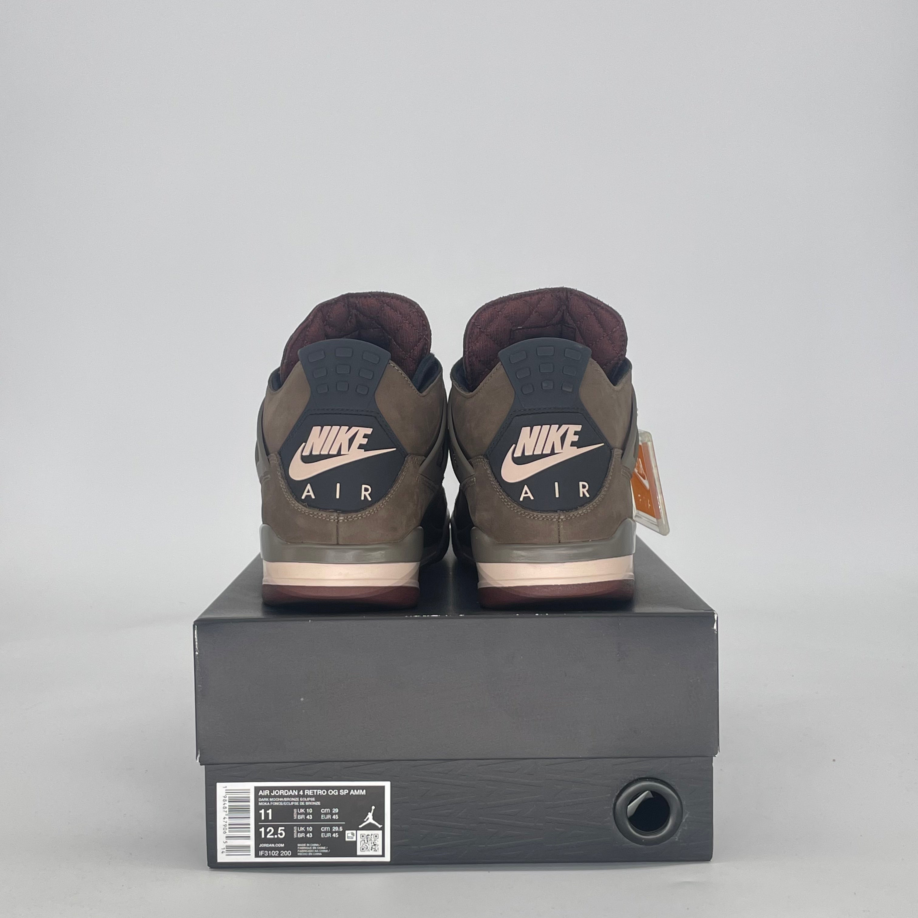 AIR JORDAN 4 A MA MANIERE DARK MOCHA IF3102-200 SIZE 11/12.5W