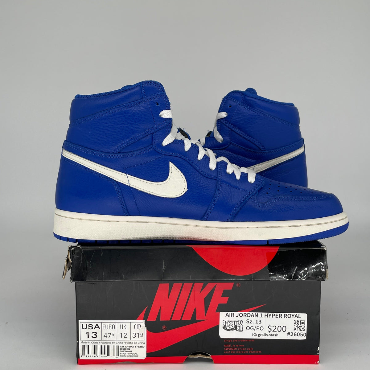 Jordan 1 Retro High Hyper Royal
