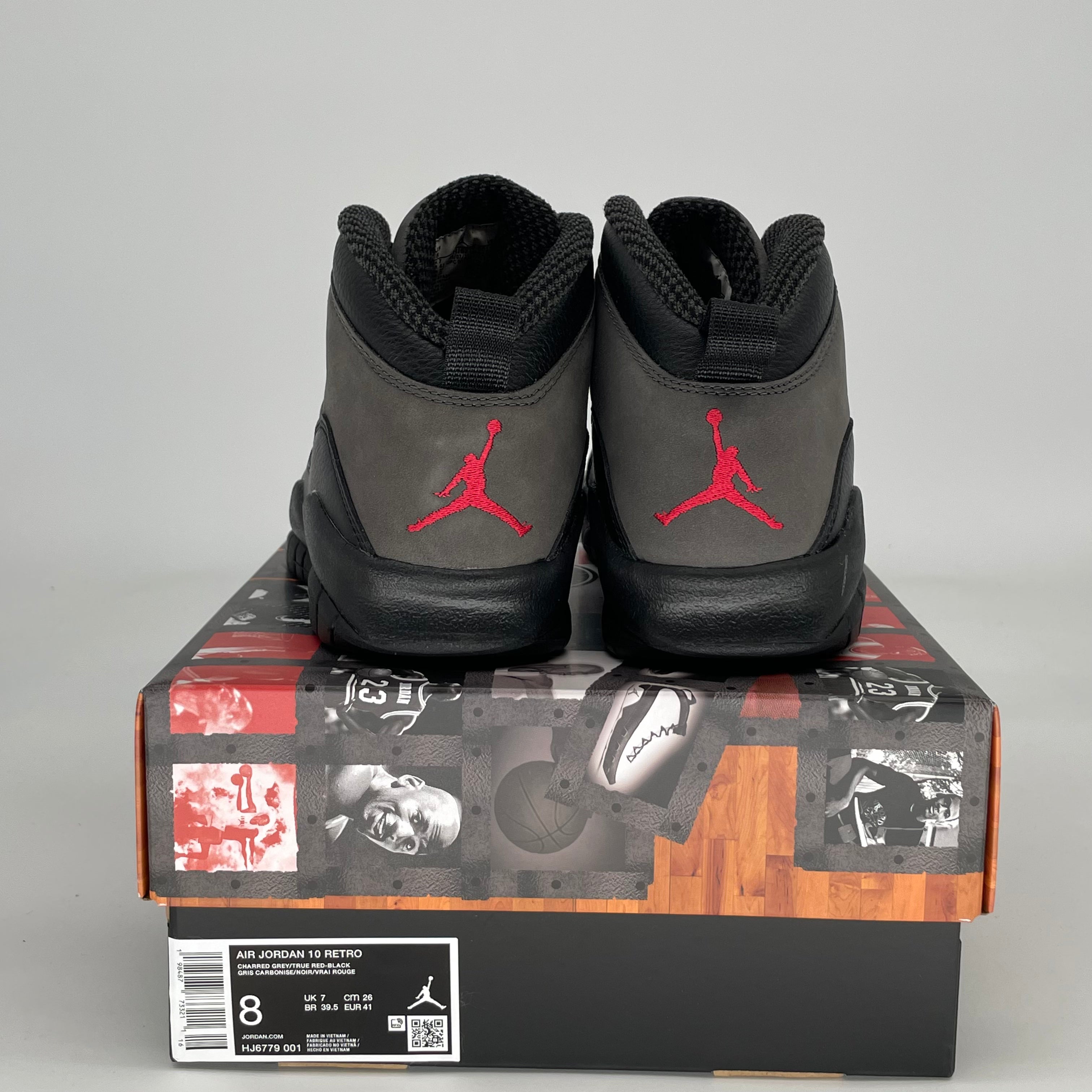 AIR JORDAN 10 SHADOW HJ6779-001 SIZE 8/9.5W