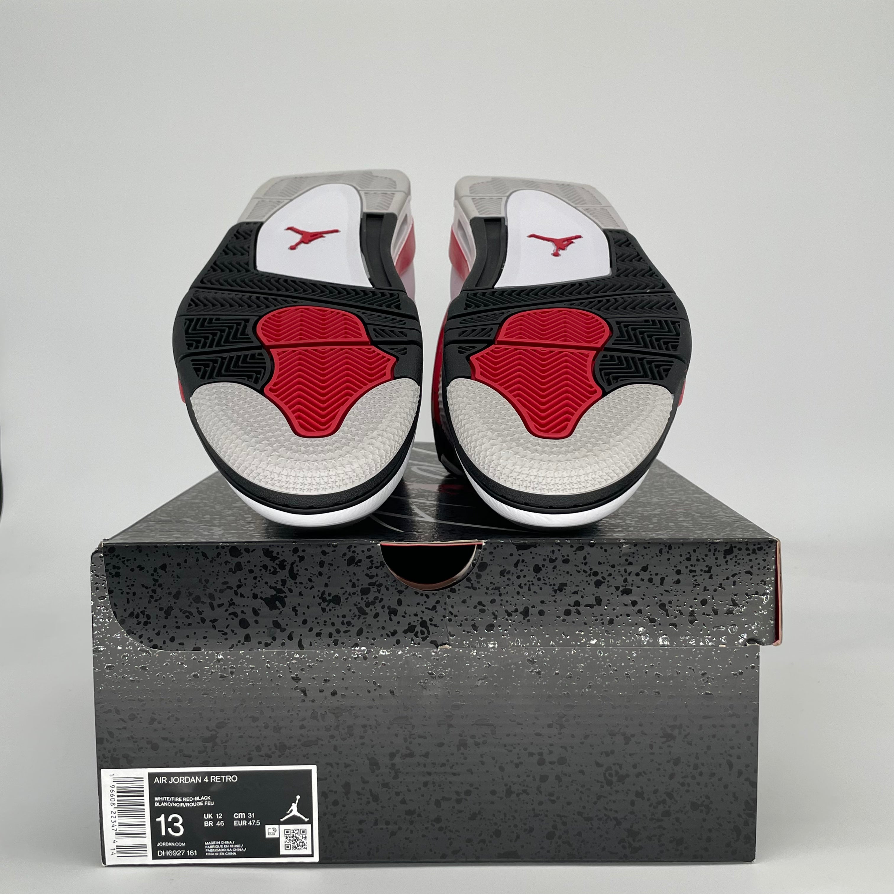 AIR JORDAN 4 RED CEMENT DH6927-161 SIZE 13/14.5W