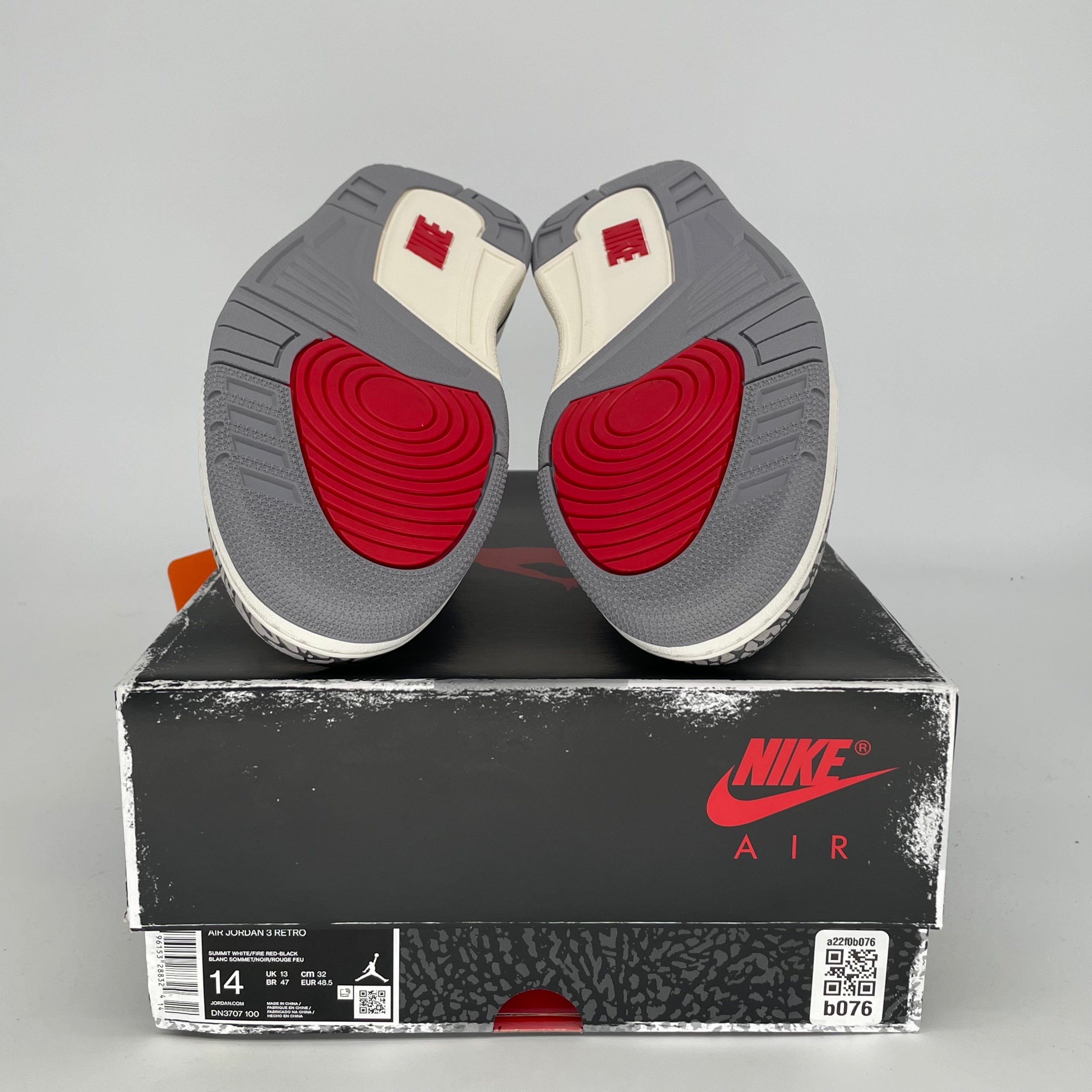 AIR JORDAN 3 WHITE CEMENT REIMAGINED SIZE 14/15.5W DN3707-100