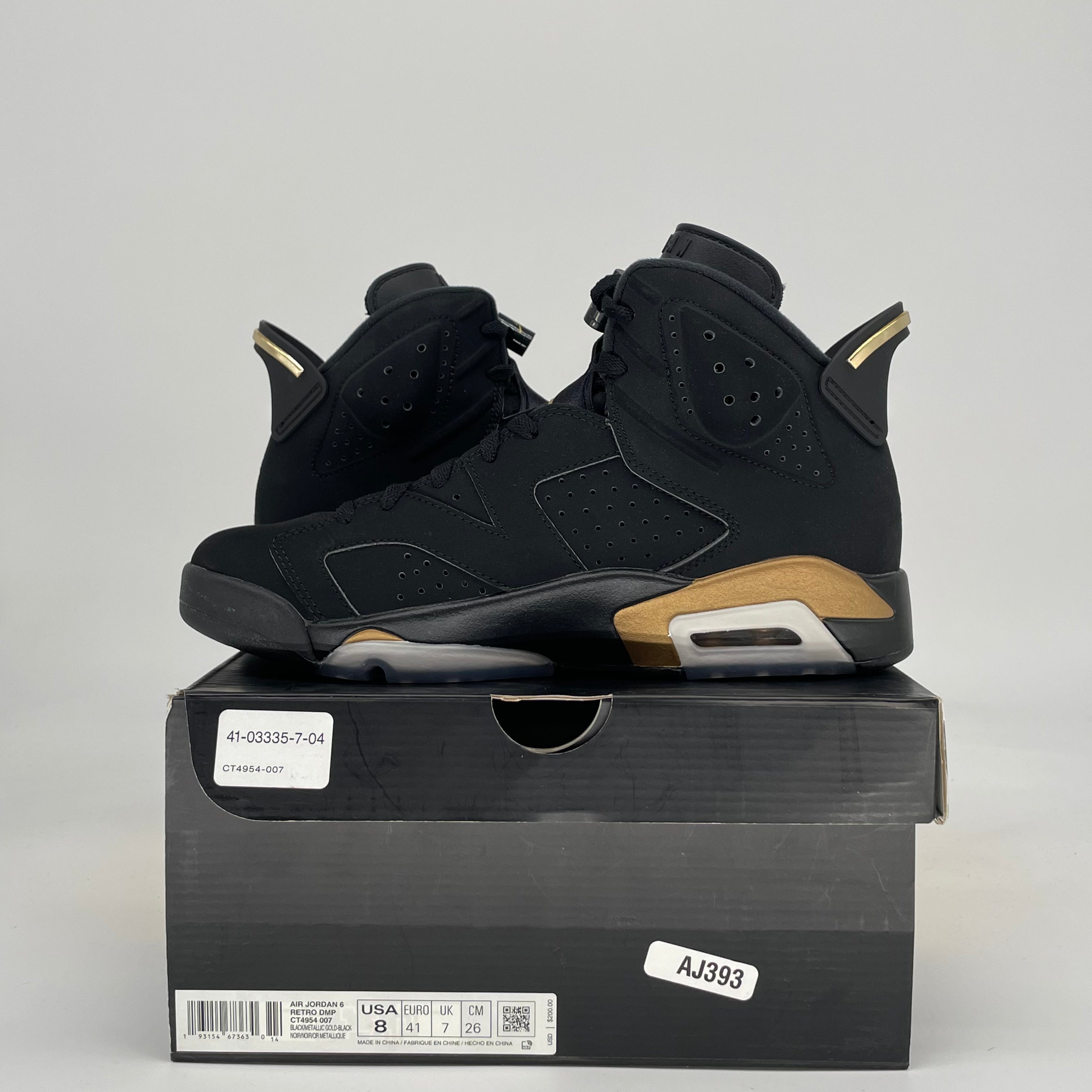 AIR JORDAN 6 DMP CT4954-007 SIZE 8/9.5W