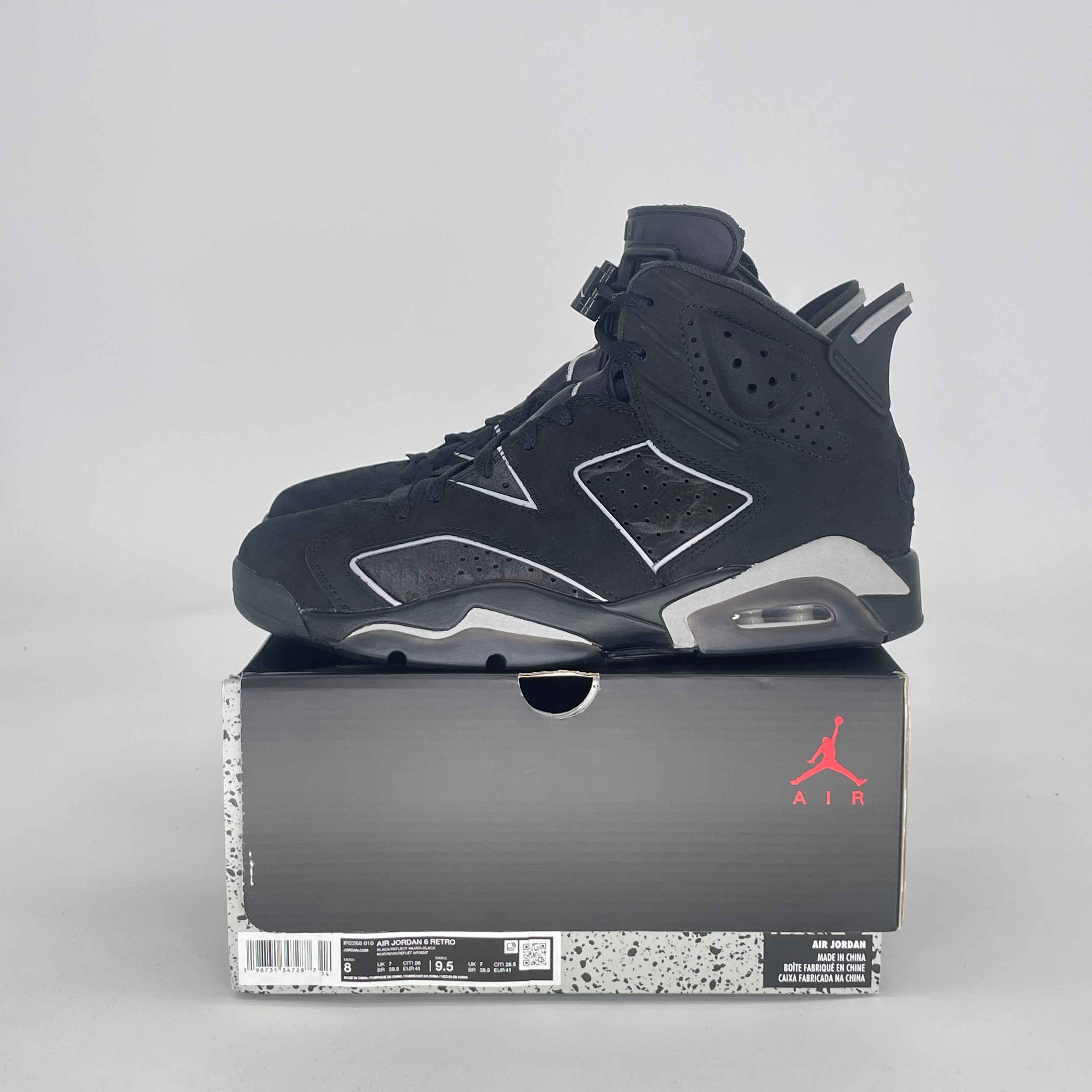 AIR JORDAN 6 CAP AND GOWN IR2266-010 SIZE 8/9.5W