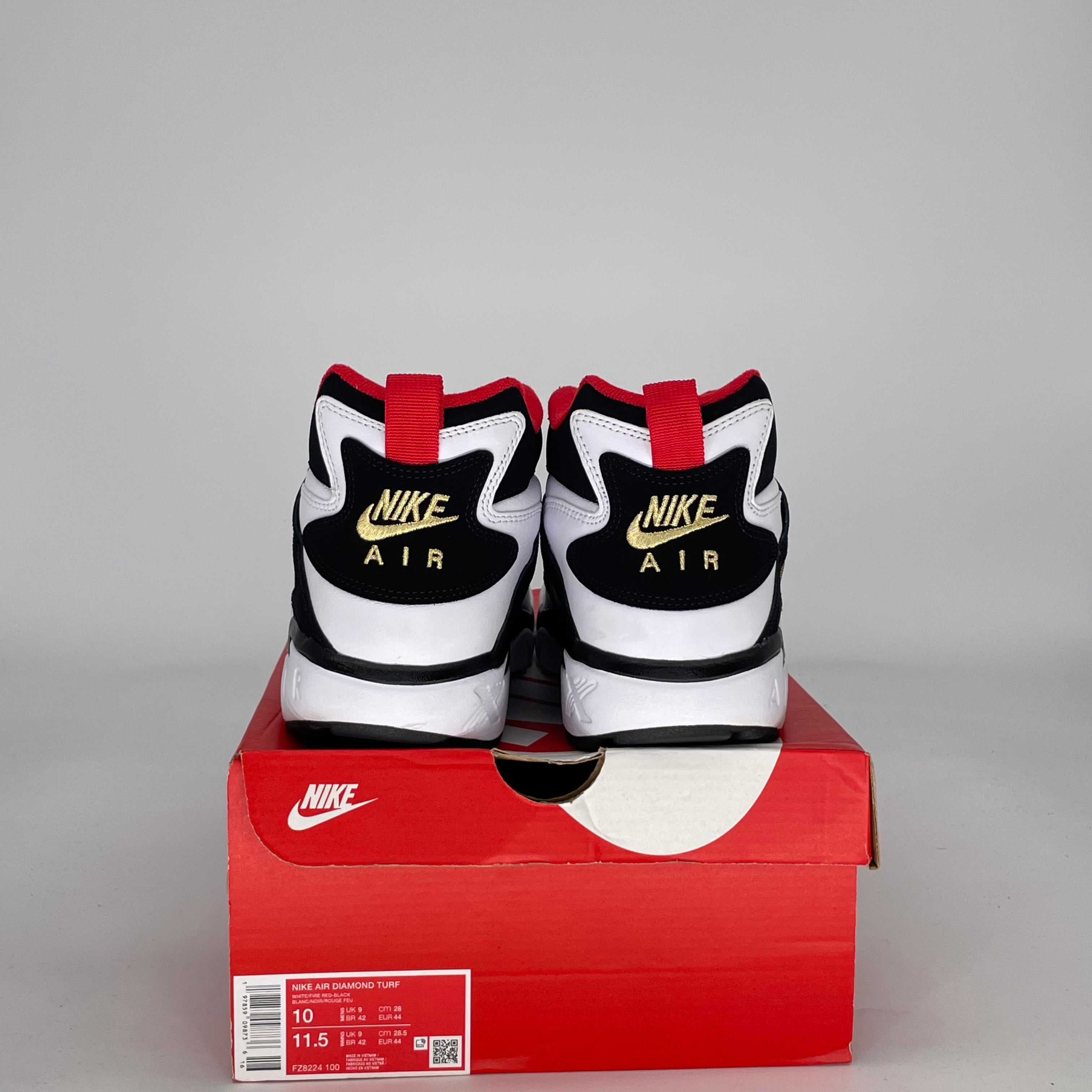 NIKE AIR DIAMOND TURF 49ERS (2025) FZ8224-100 SIZE 10/11.5W