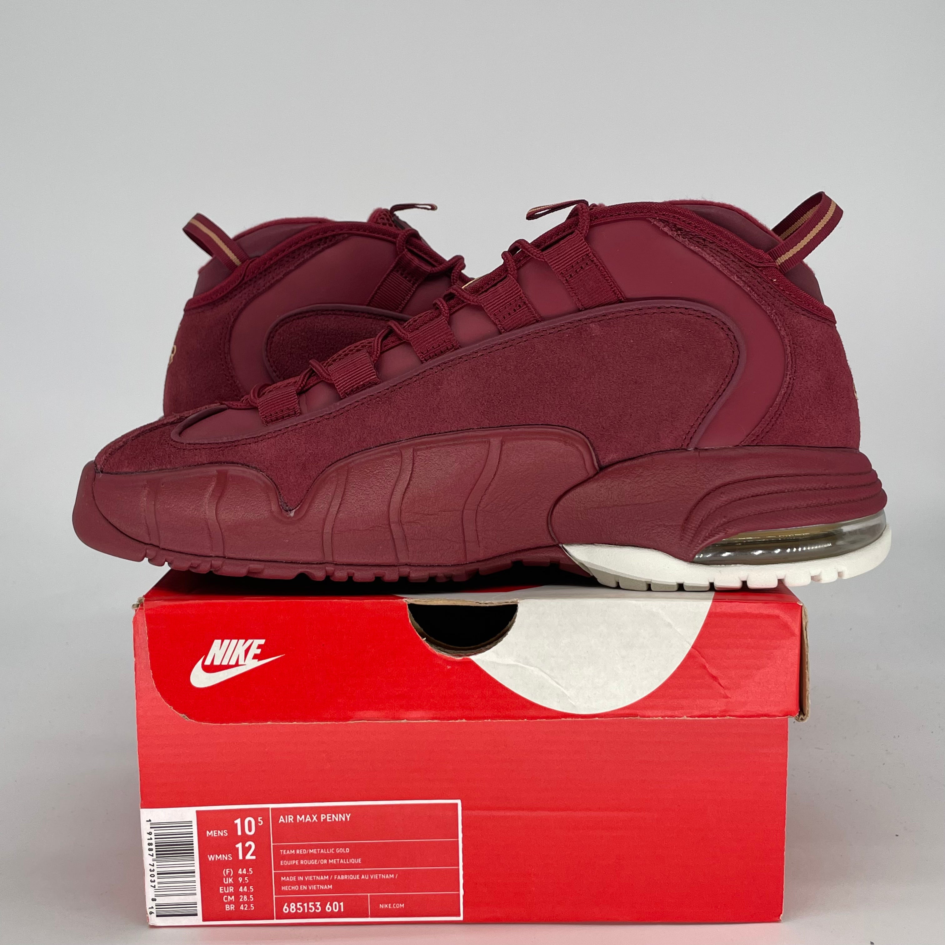 NIKE AIR MAX PENNY HOUSE PARTY 685153-601 SIZE 10.5/12W