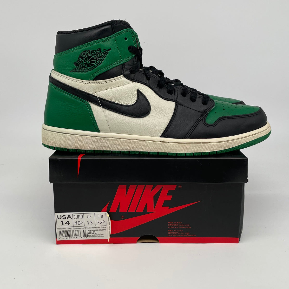 Jordan 1 Retro High Pine Green