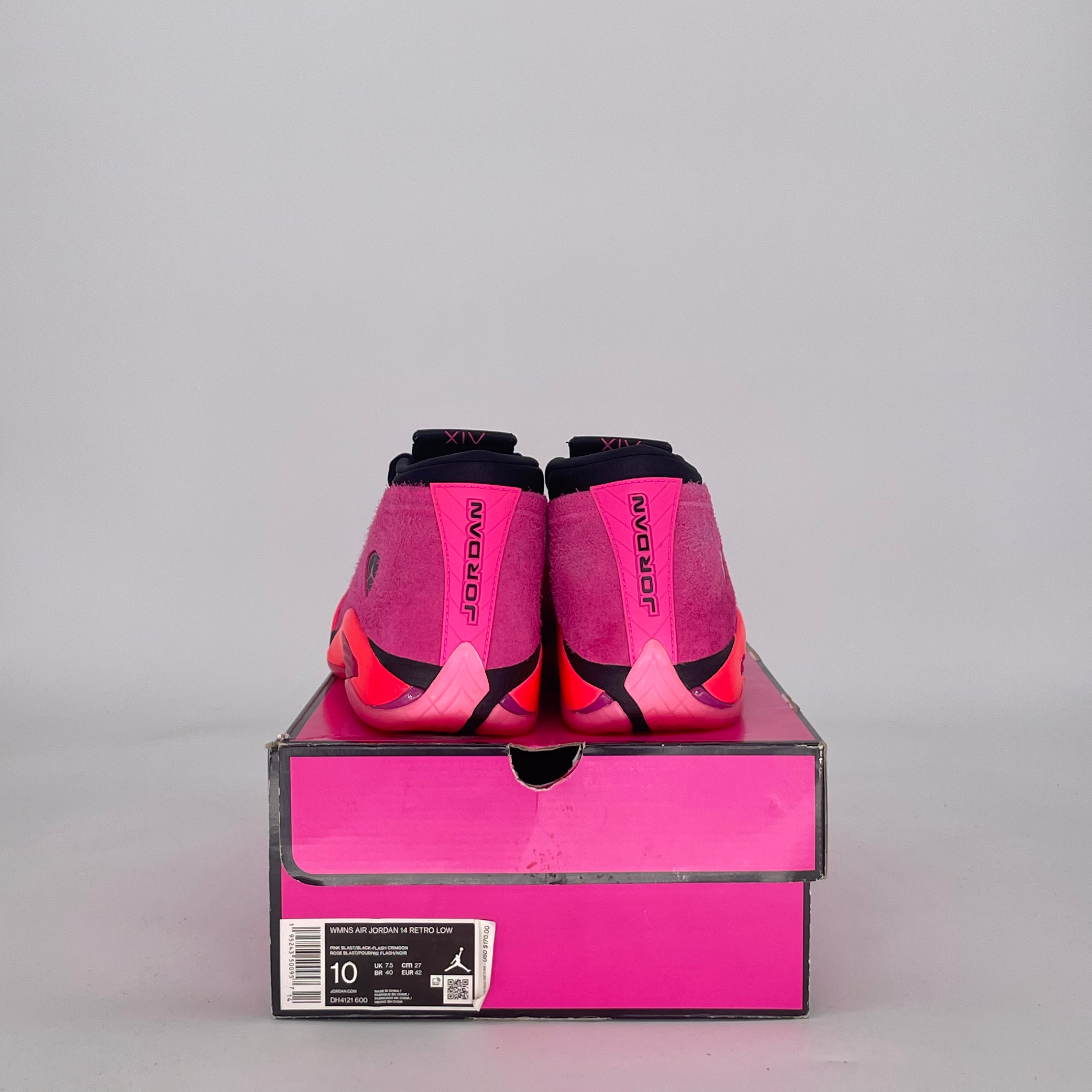 AIR JORDAN 14 LOW SHOCKING PINK DH4121-600 SIZE 8.5/10W
