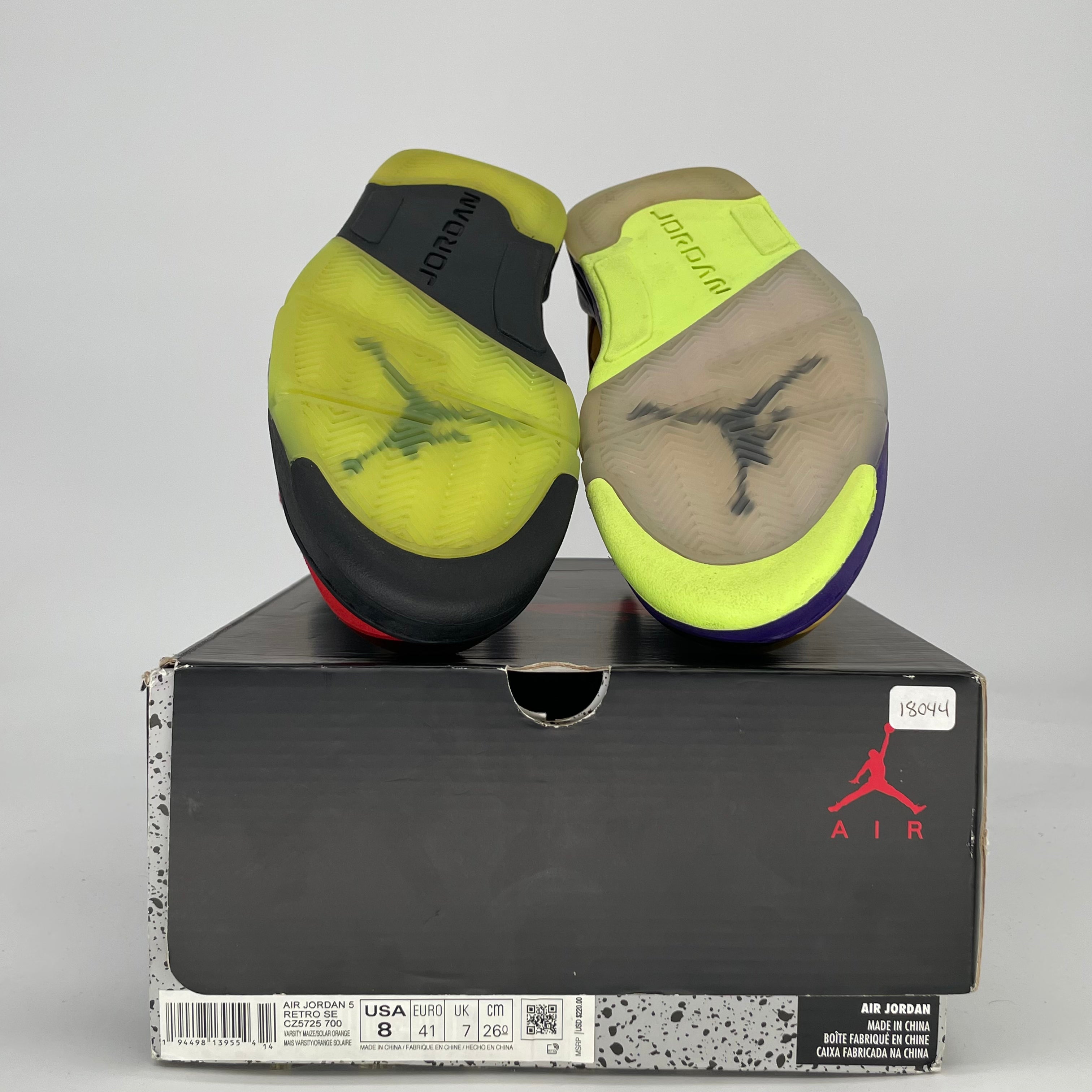 AIR JORDAN 5 WHAT THE CZ5725-700 SIZE 8/9.5W