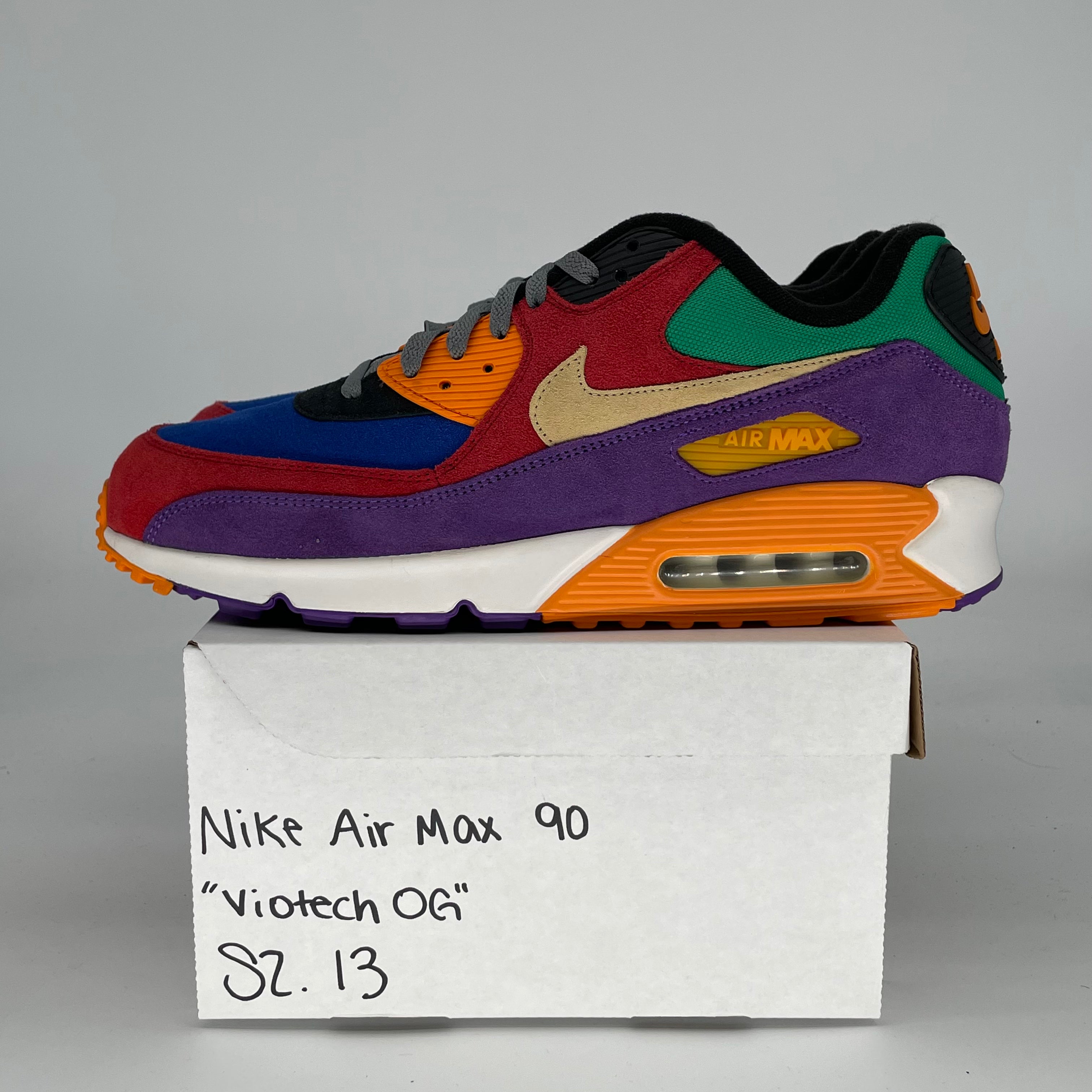 NIKE AIR MAX 90 VIOTECH OG CD0917-600 SIZE 13/14.5W