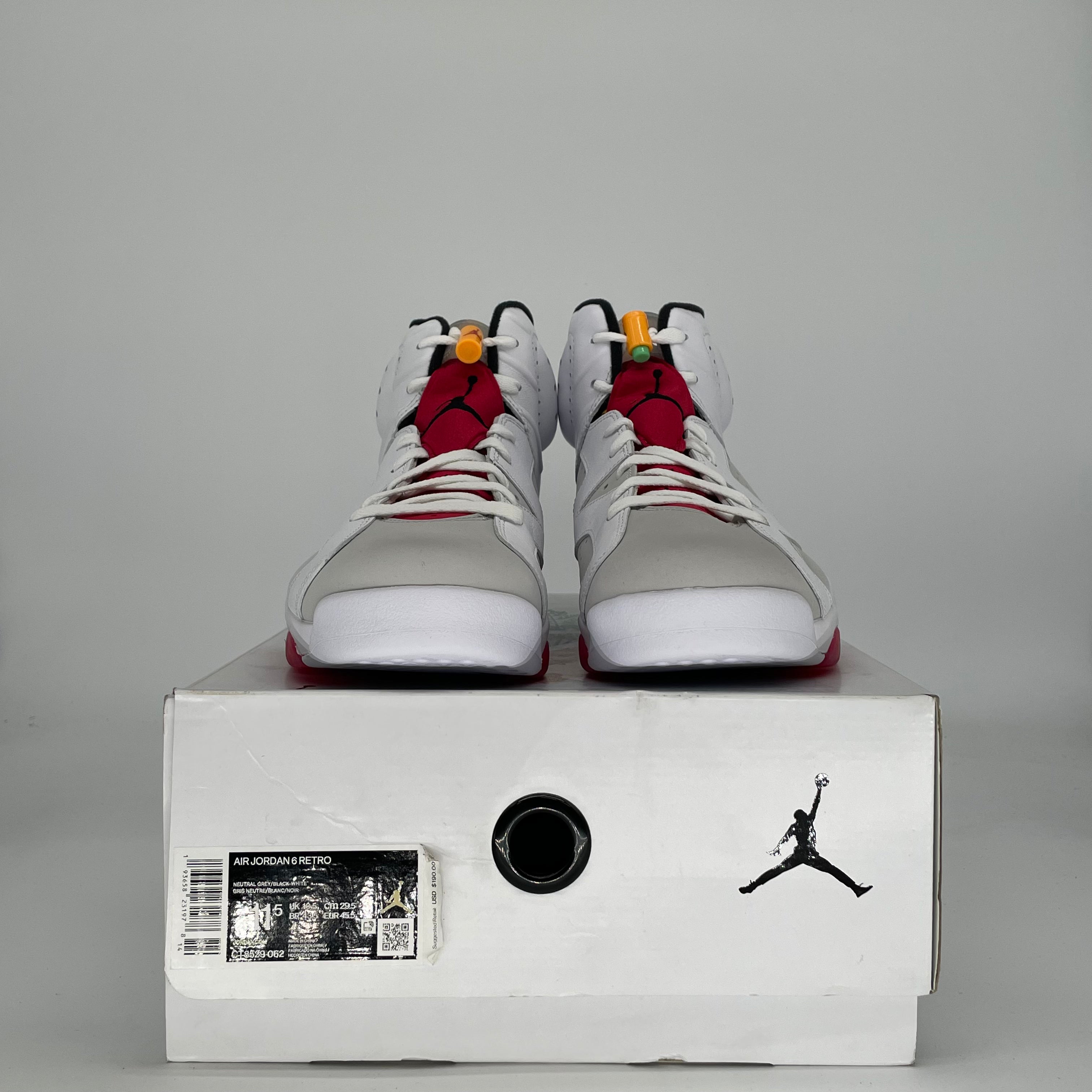 AIR JORDAN 6 HARE CT8529-062 SIZE 11.5/13W