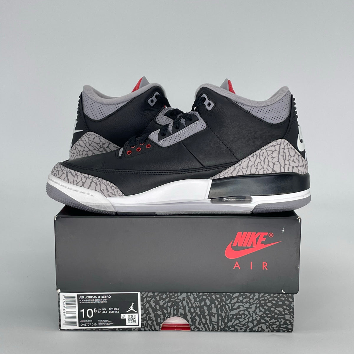 Jordan 3 Retro OG Black Cement (2024)