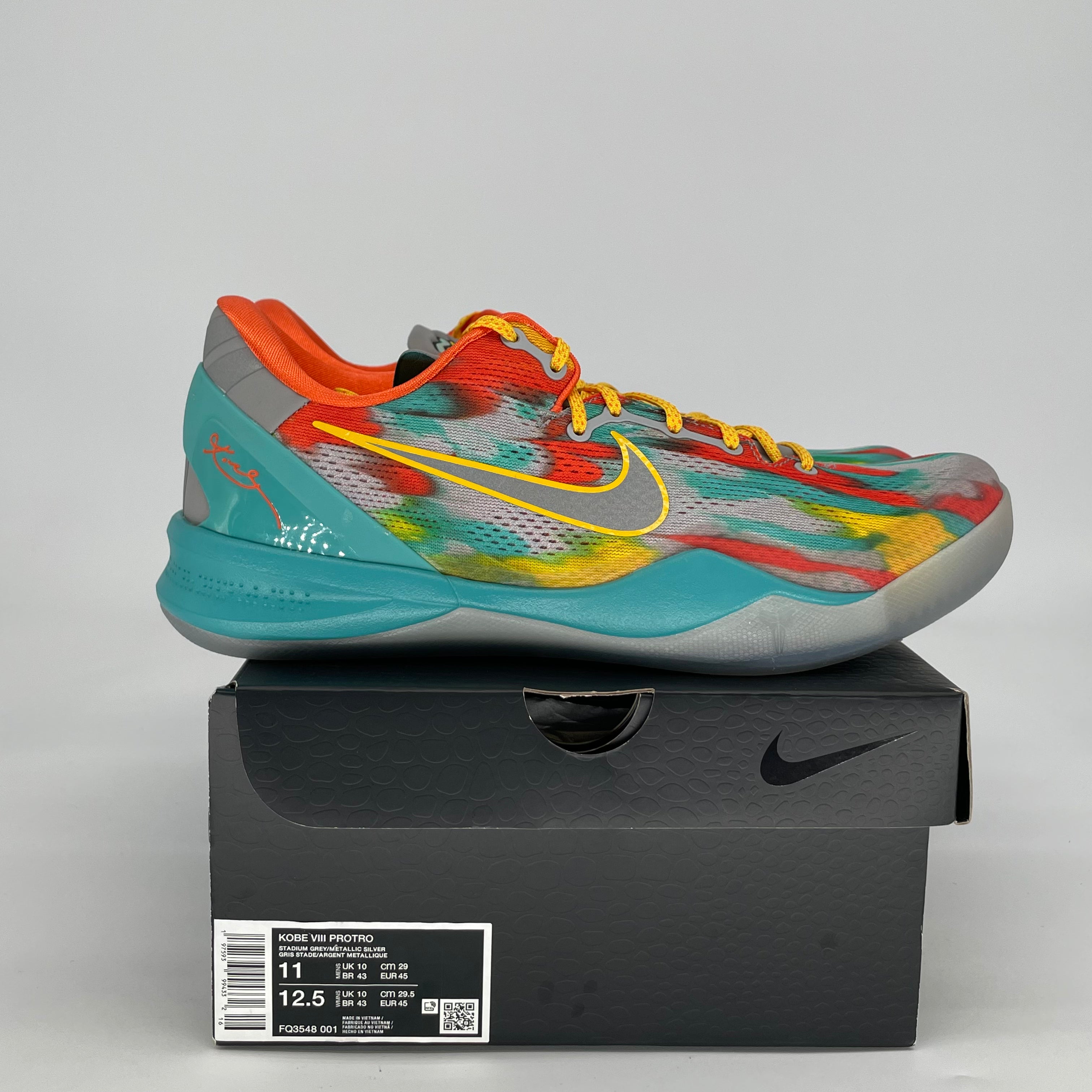 NIKE KOBE 8 PROTRO VENICE BEACH FQ3548-001 SIZE 11/12.5W