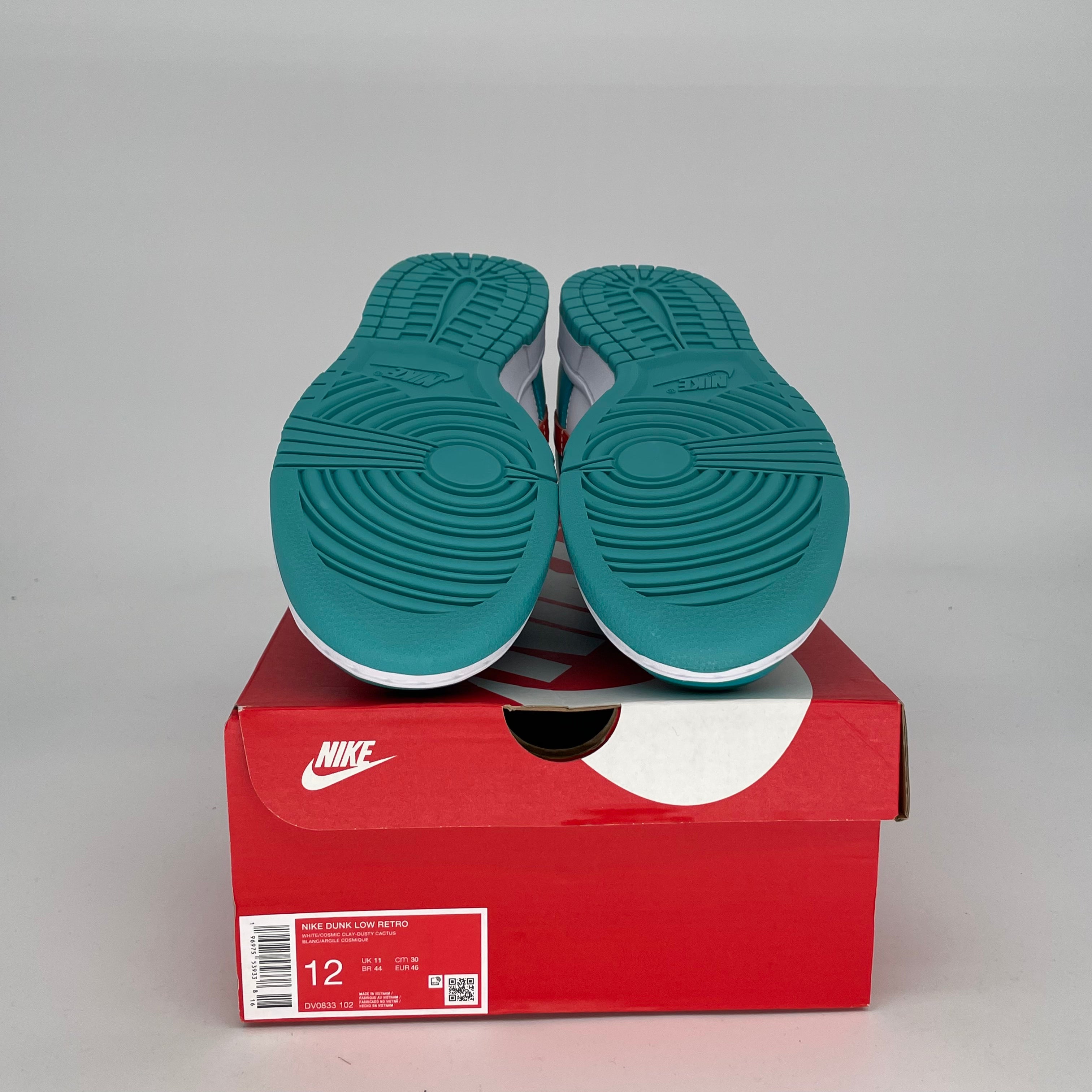 NIKE DUNK LOW MIAMI DOLPHINS SIZE 12 DV0833-102