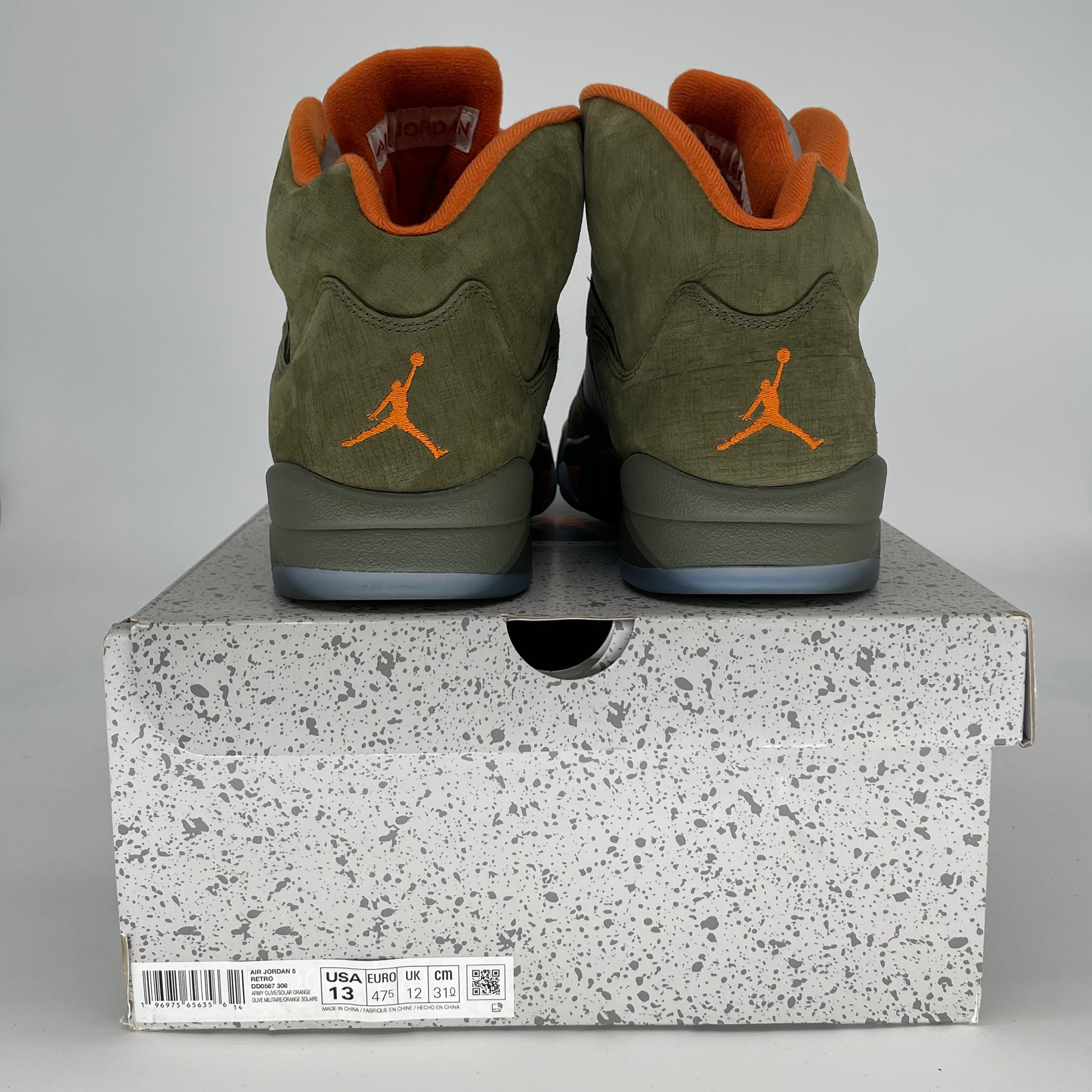 AIR JORDAN 5 OLIVE DD0587-308 SIZE 13/14.5W