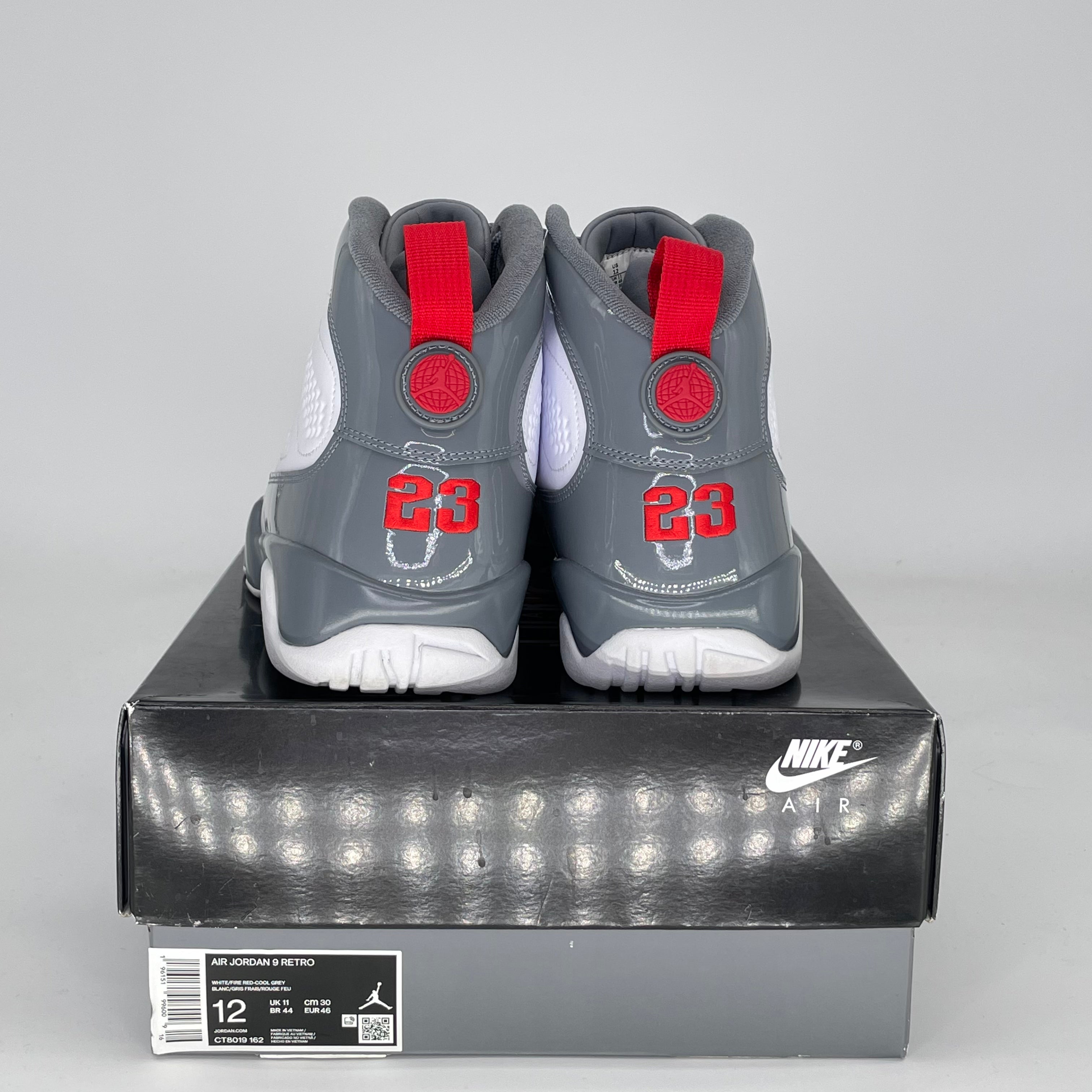 AIR JORDAN 9 FIRE RED CT8019-162 SIZE 12/13.5W