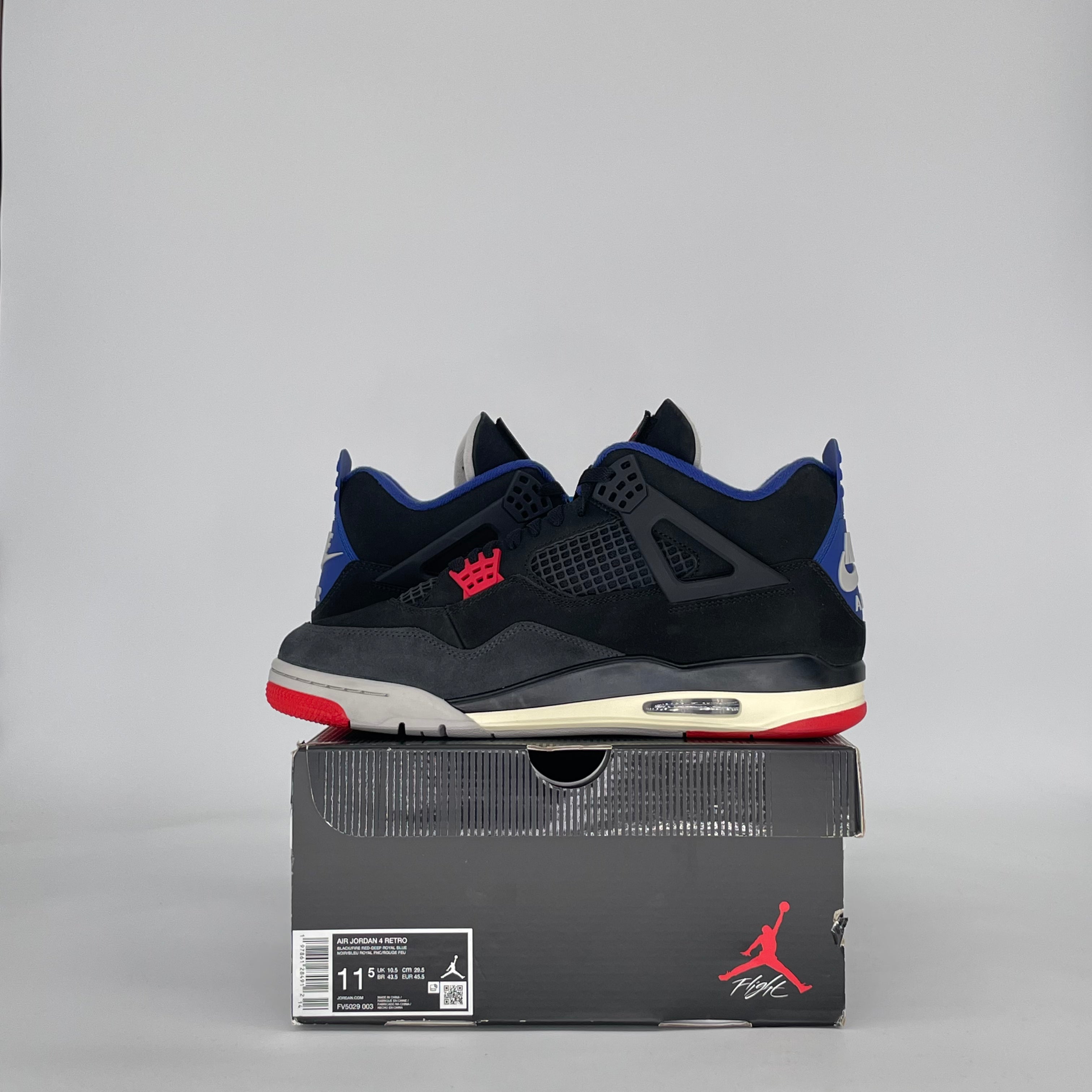AIR JORDAN 4 RARE AIR (WHITE LETTERING) FV5029-003 SIZE 11.5/13W