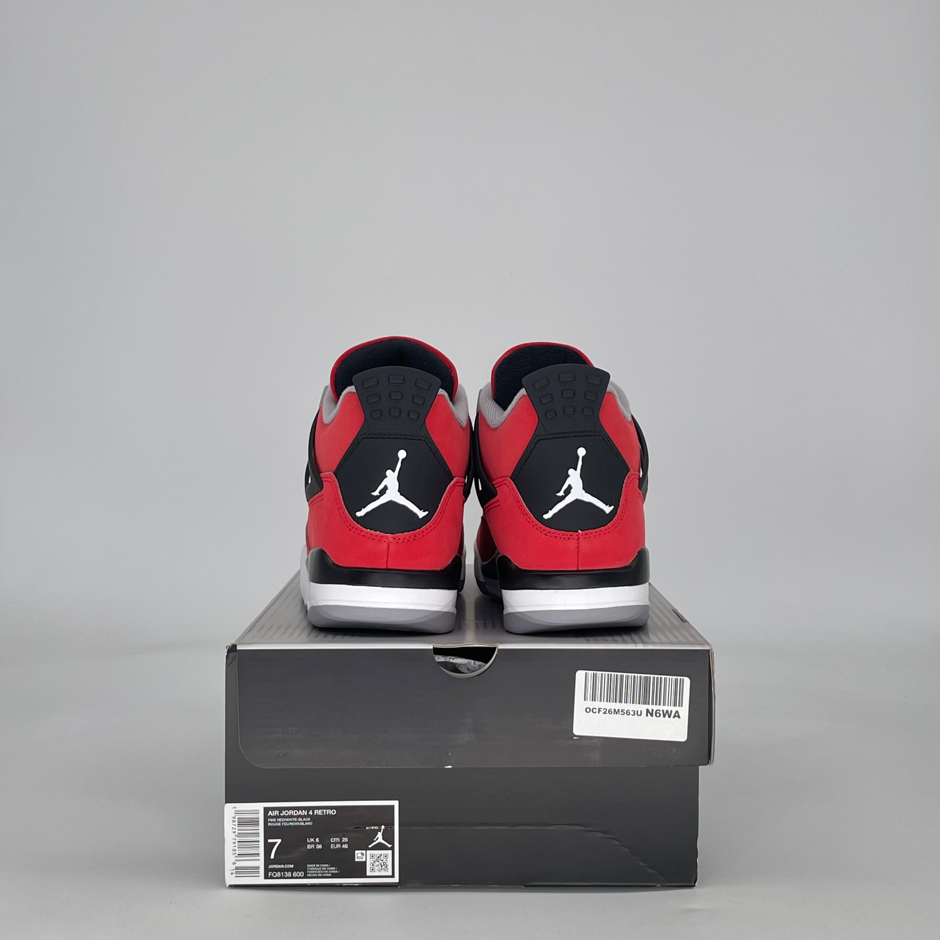 AIR JORDAN 4 TORO BRAVO FQ8138-600 SIZE 7/8.5W GS