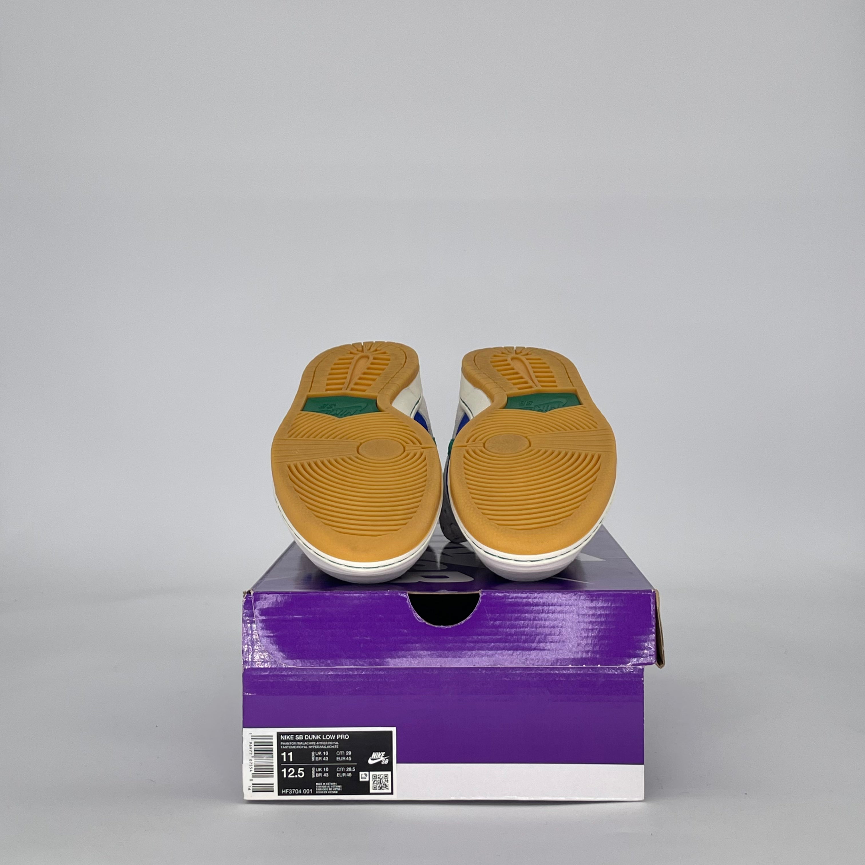 NIKE SB DUNK LOW HYPER ROYAL MALACHITE HF3704-001 SIZE 11/12.5W