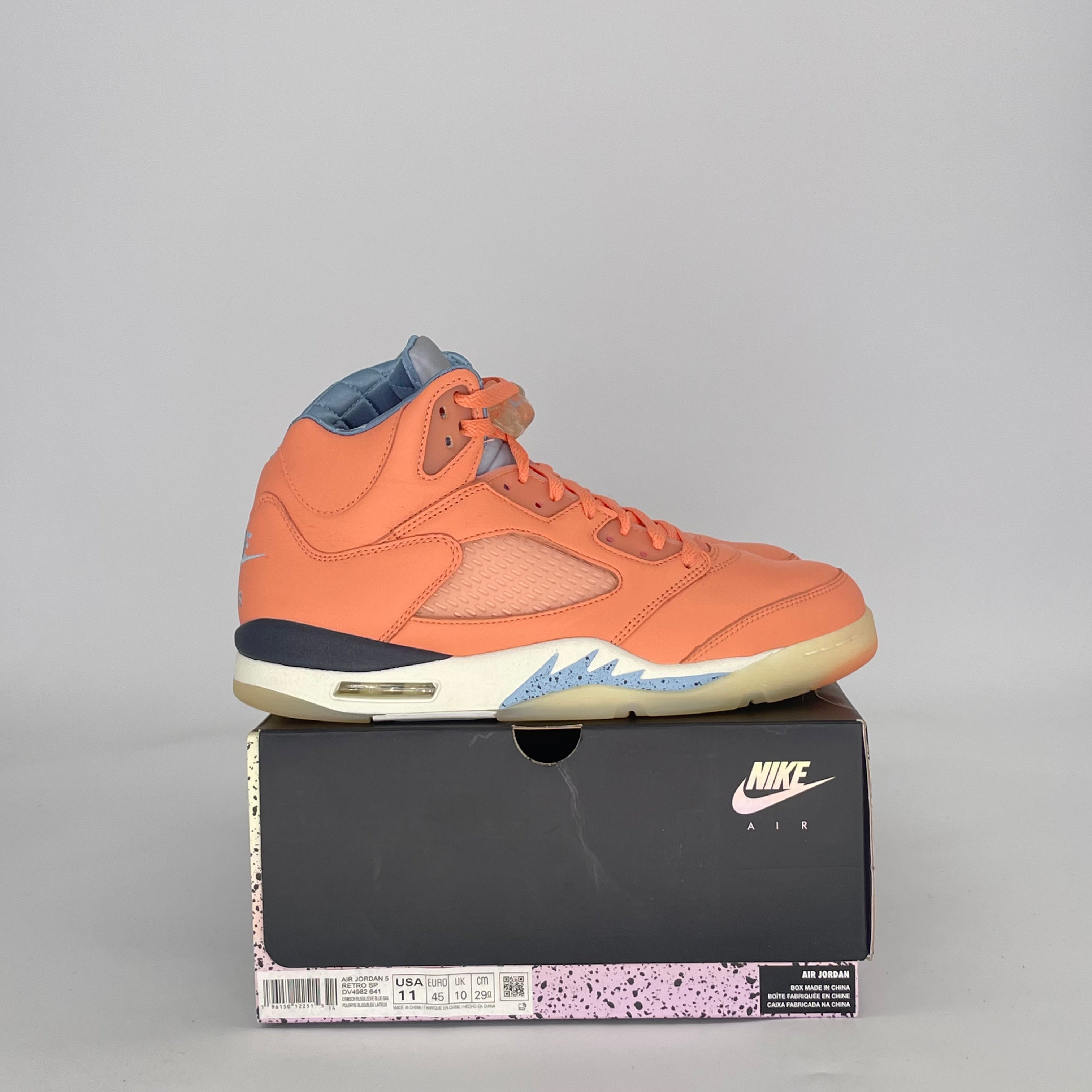 AIR JORDAN 5 DJ KHALED WE THE BEST CRIMSON BLISS DV4982-641 SIZE 11/12.5W