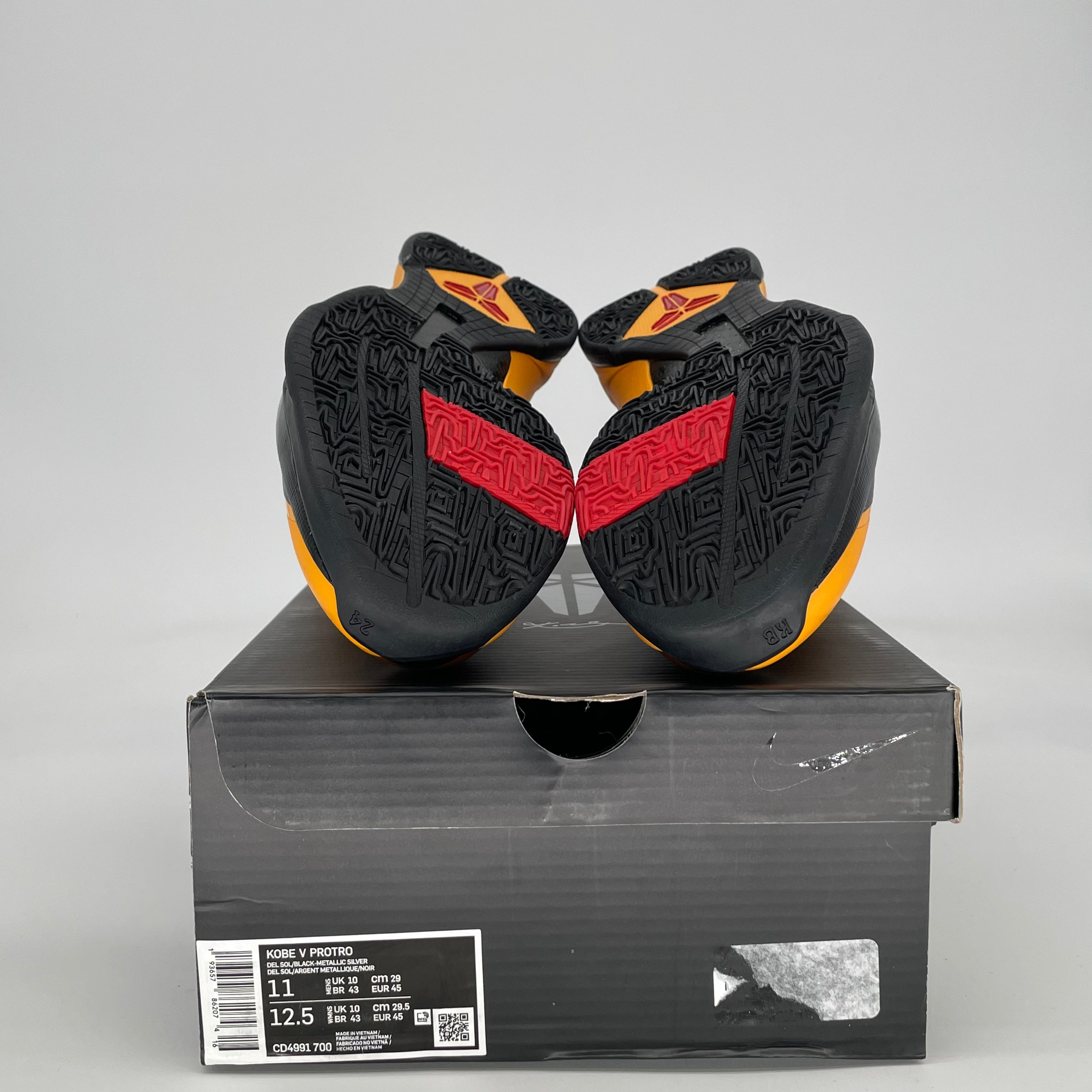 NIKE KOBE 5 PROTRO BRUCE LEE CD4991-700 SIZE 11/12.5W