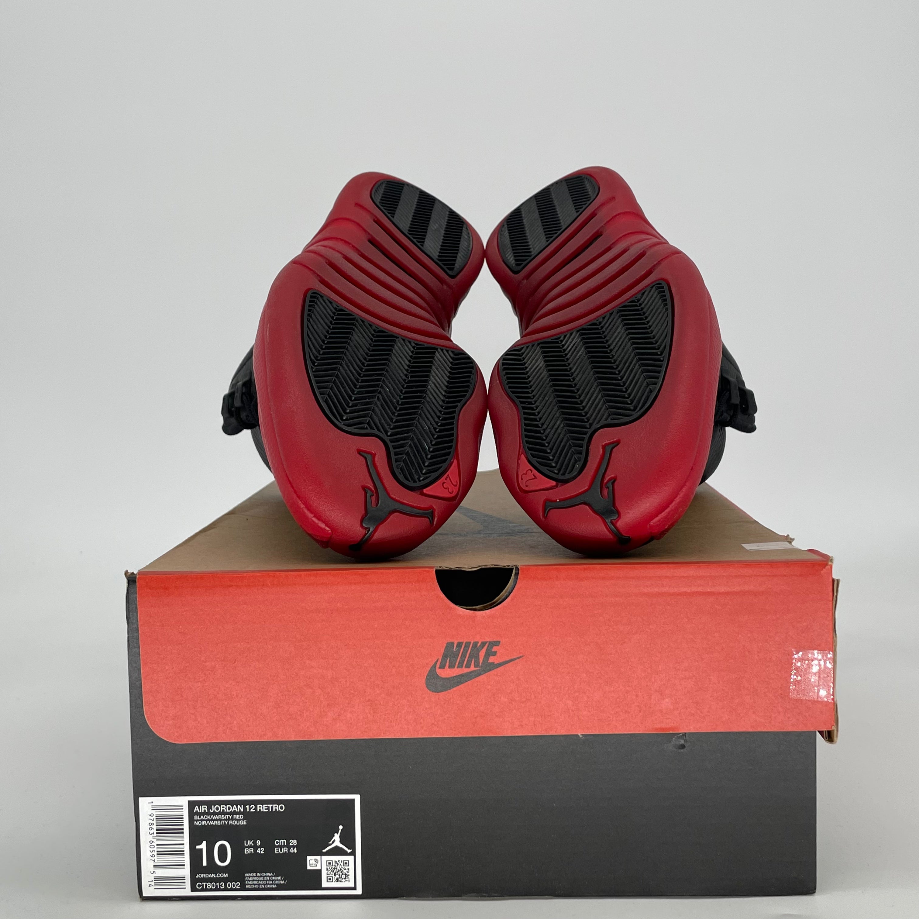 AIR JORDAN 12 FLU GAME CT8013-002 SIZE 10/11.5W