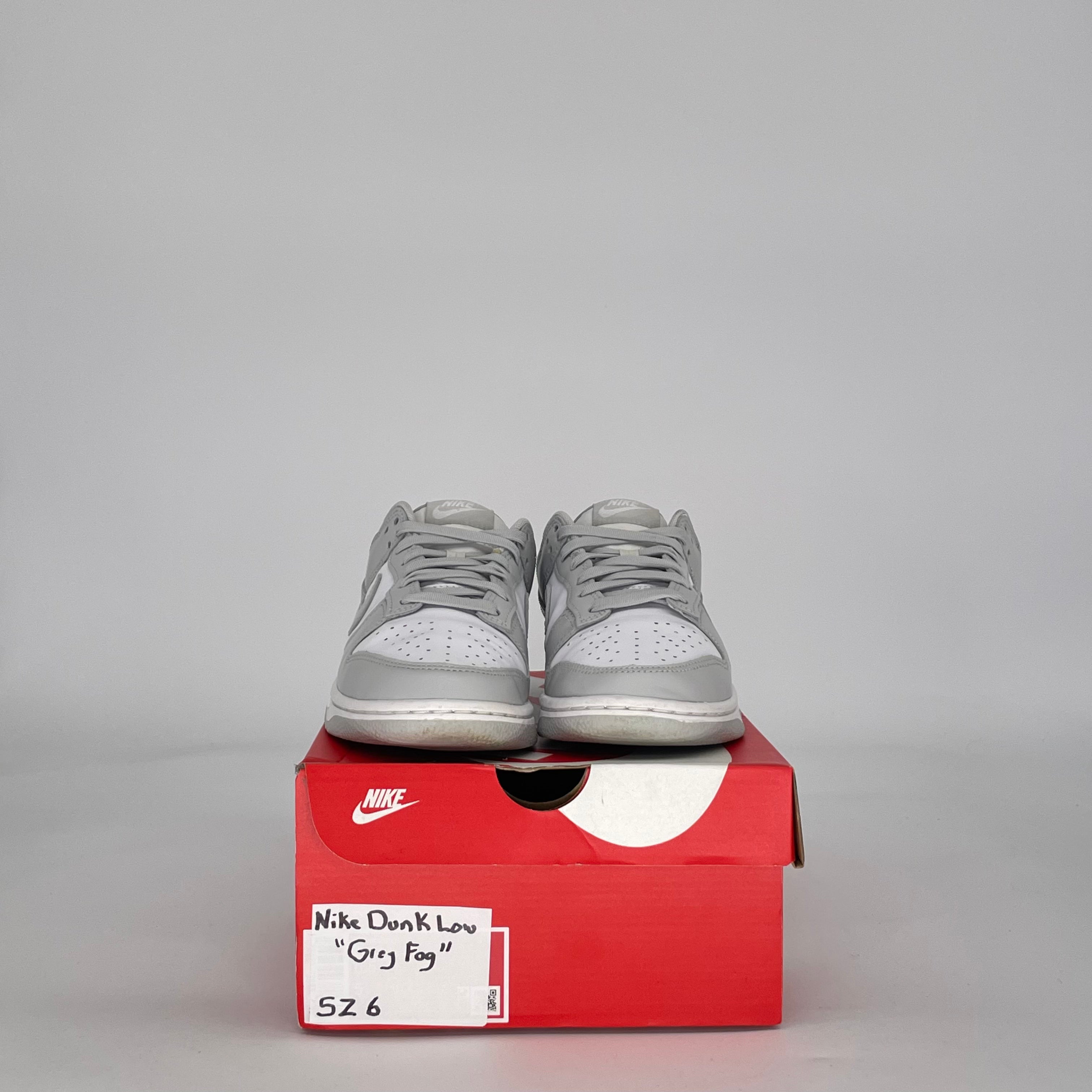 NIKE DUNK LOW GREY FOG DD1391-103 SIZE 6/7.5W GS