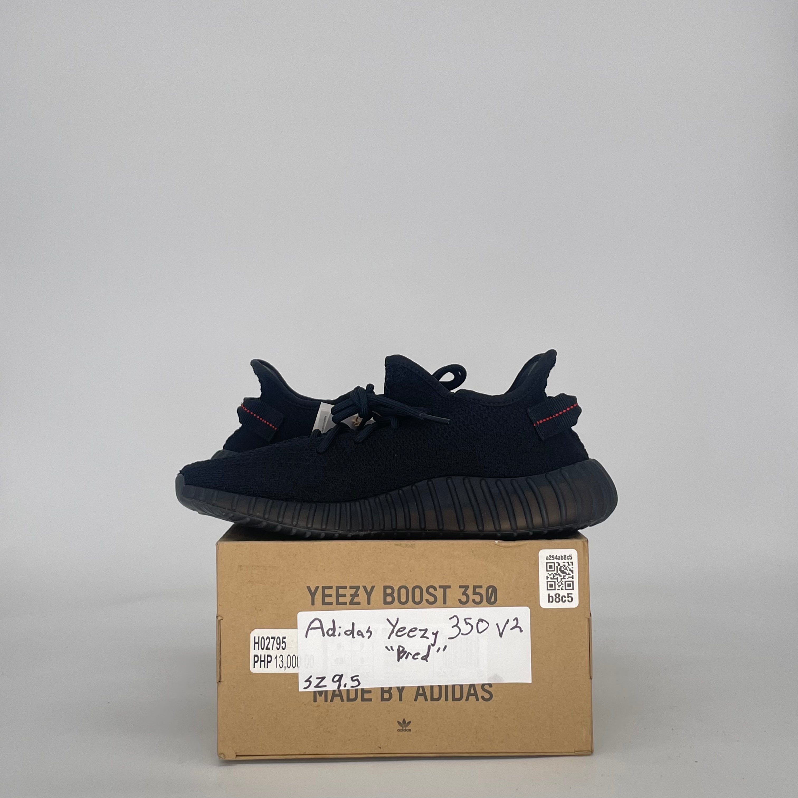 ADIDAS YEEZY BOOST 350 V2 BRED RED CP9652 SIZE 9.5/11W